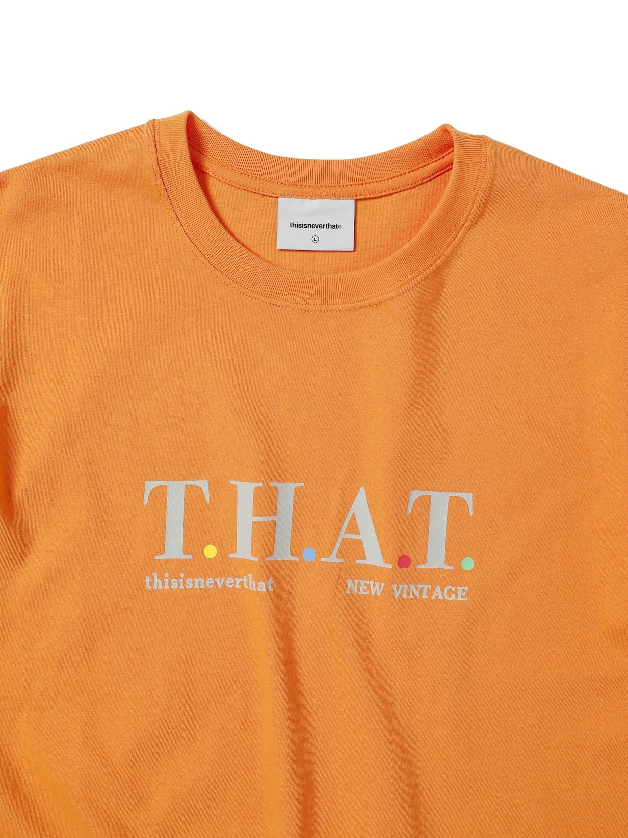 thisisneverthat - T.H.A.T. Tee (Orange) product image 2 | TRAB K-Fashion Australia