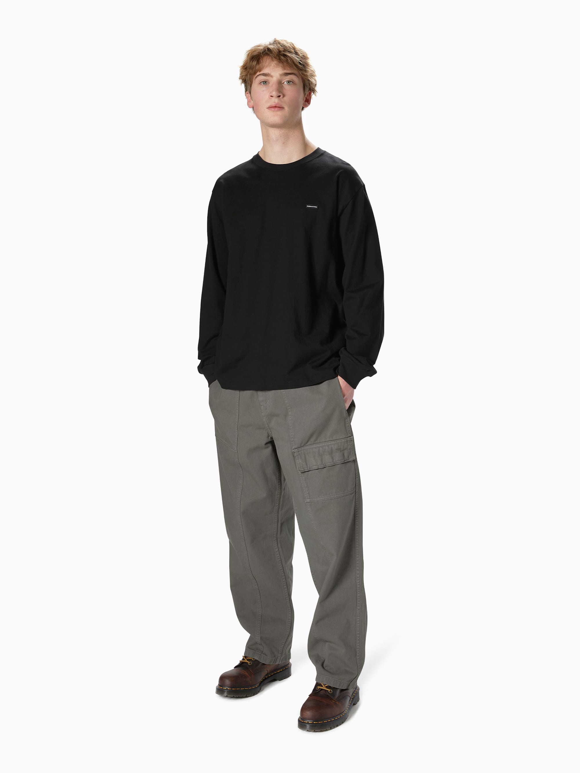 thisisneverthat - T.N.T. Classic HDP L/S Tee (Light Black) product image 6 | TRAB K-Fashion Australia