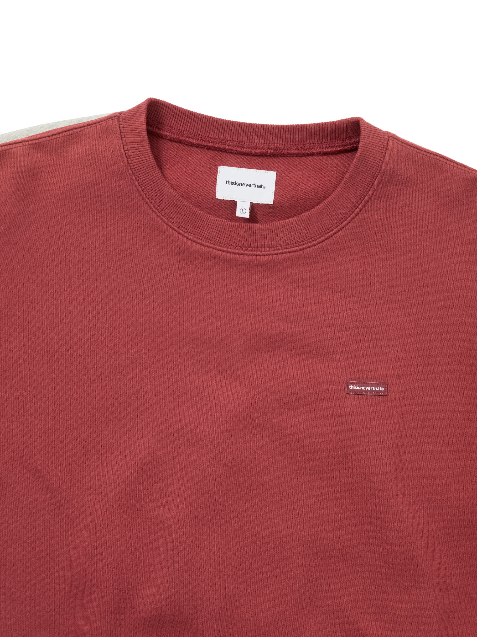 thisisneverthat - T.N.T. Classic HDP Crewneck (Garnet) product image 2 | TRAB K-Fashion Australia