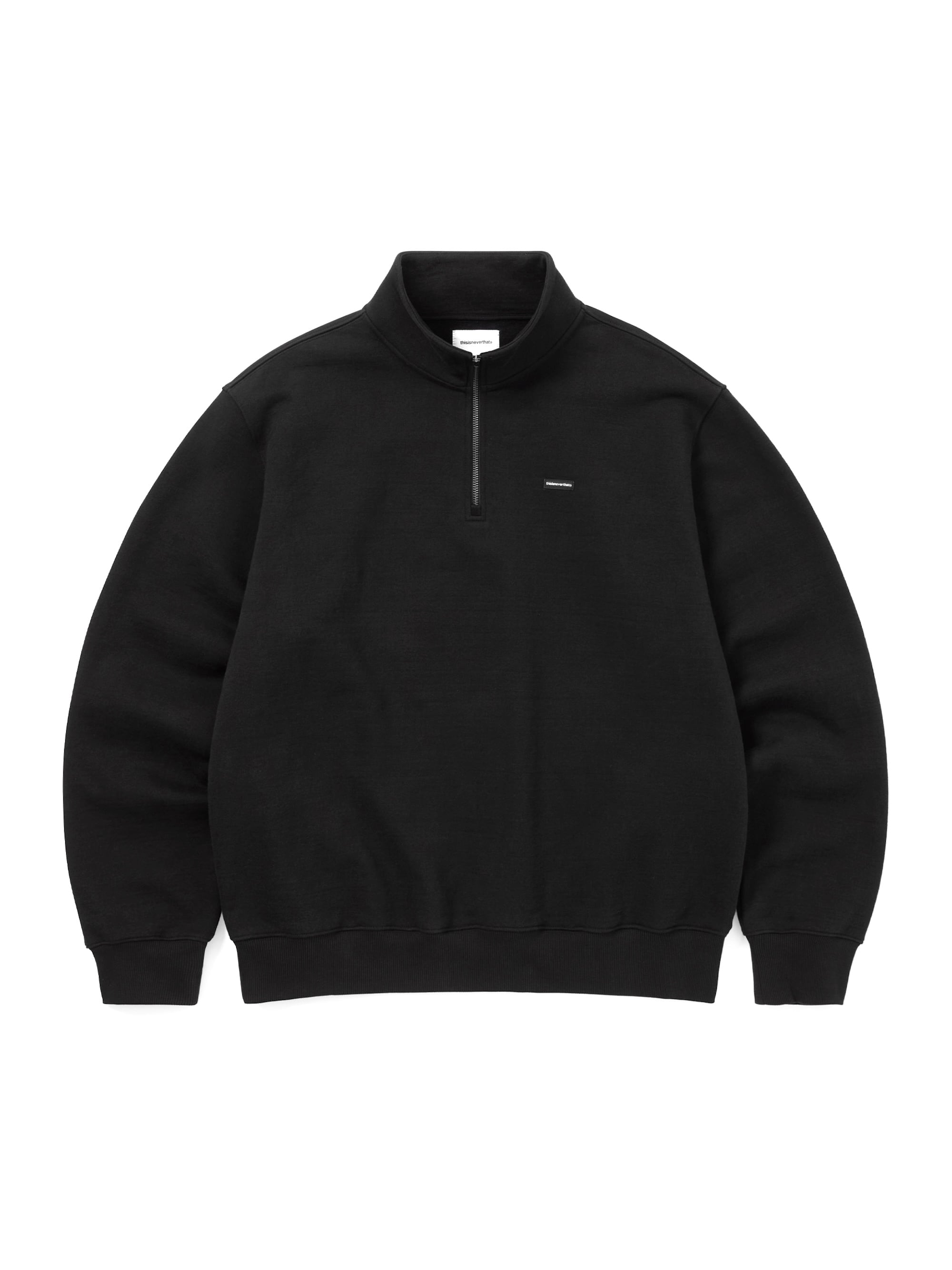 thisisneverthat - T.N.T. Classic HDP Half Zip Sweatshirt (Black) product image 1 | TRAB K-Fashion Australia