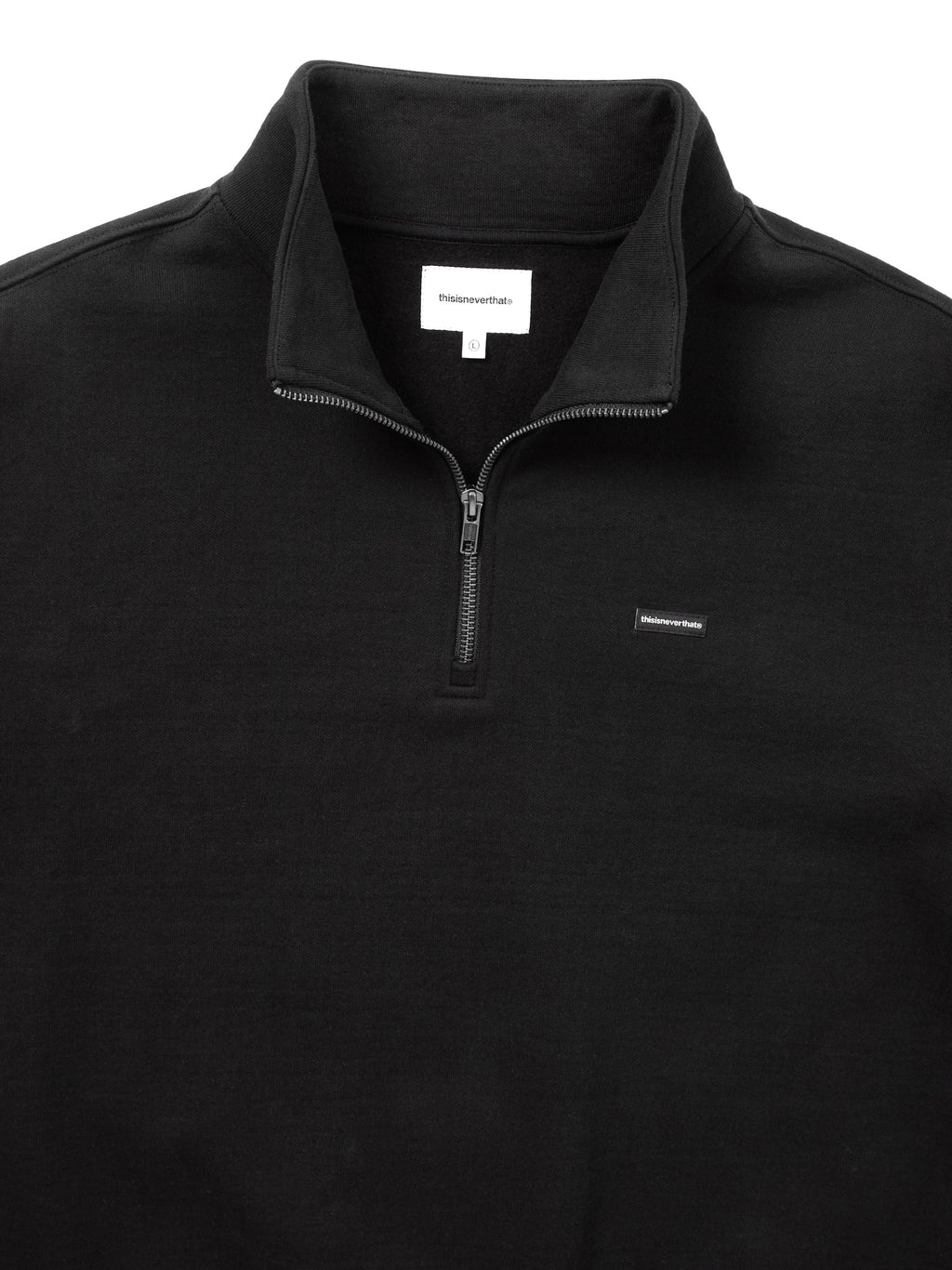 thisisneverthat - T.N.T. Classic HDP Half Zip Sweatshirt (Black) product image 2 | TRAB K-Fashion Australia