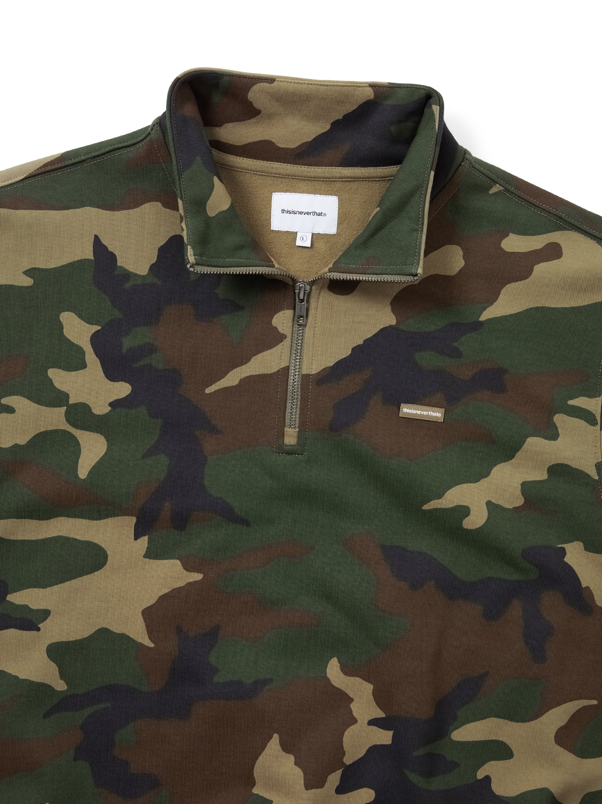 thisisneverthat - T.N.T. Classic HDP Half Zip Sweatshirt (Camo) product image 2 | TRAB K-Fashion Australia