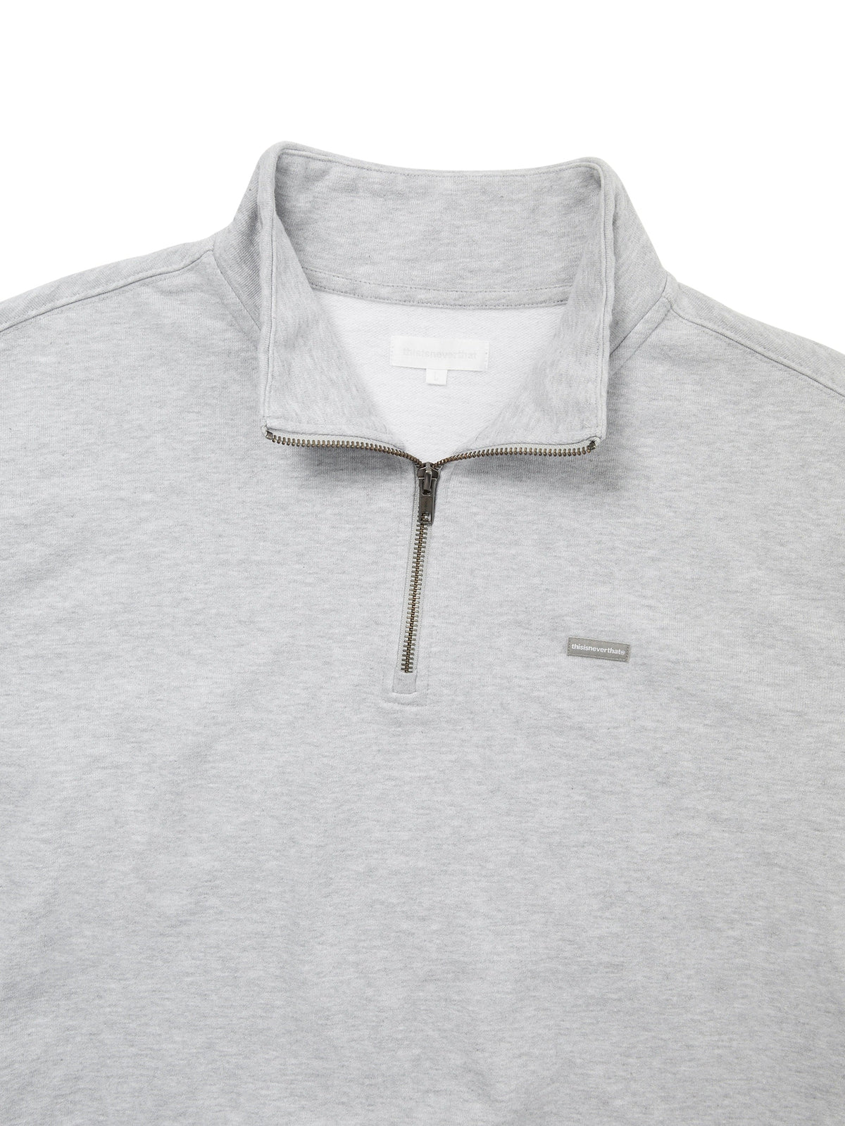 thisisneverthat - T.N.T. Classic HDP Half Zip Sweatshirt (Heather Grey) product image 2 | TRAB K-Fashion Australia