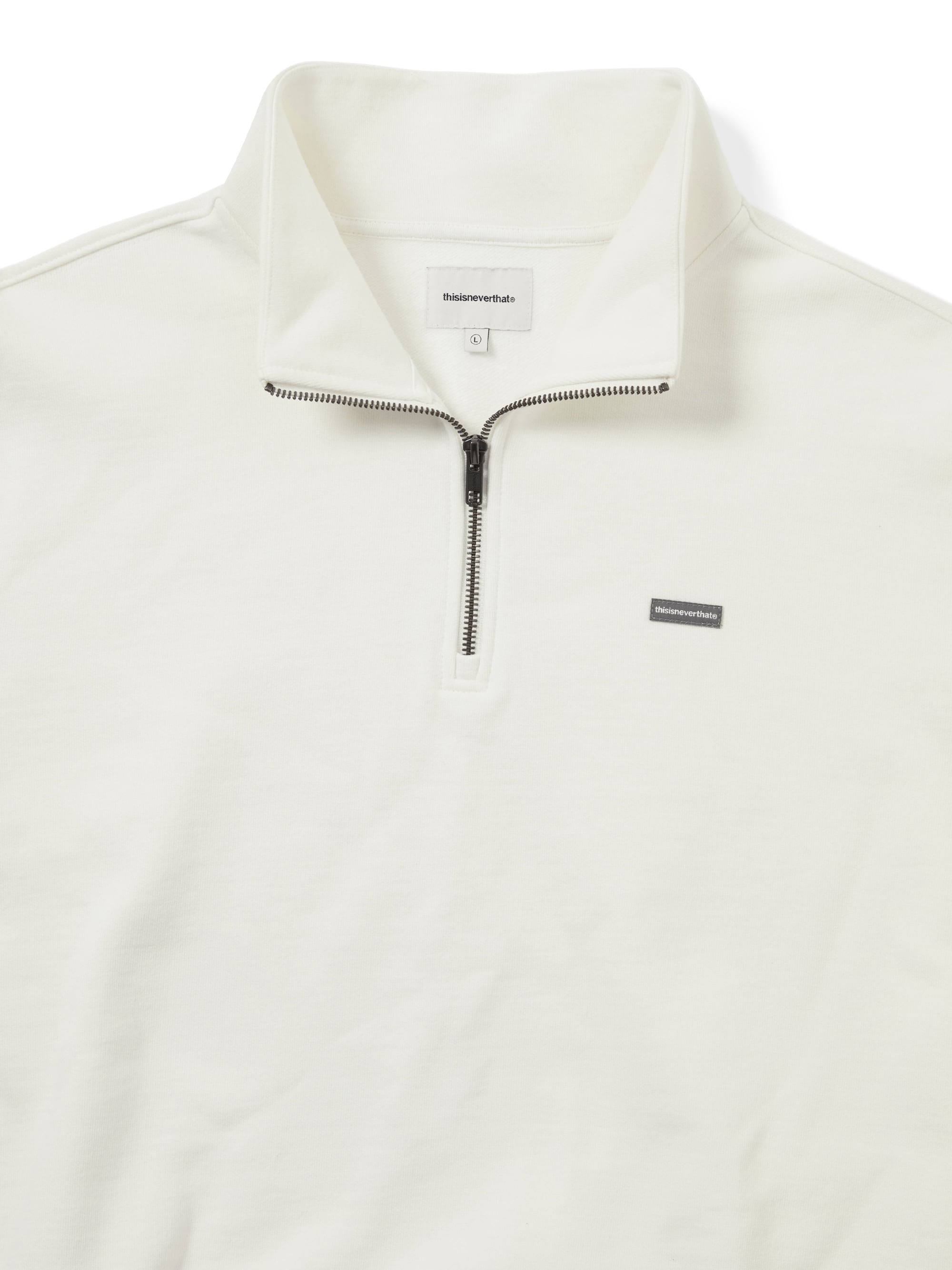 thisisneverthat - T.N.T. Classic HDP Half Zip Sweatshirt (Natural) product image 2 | TRAB K-Fashion Australia