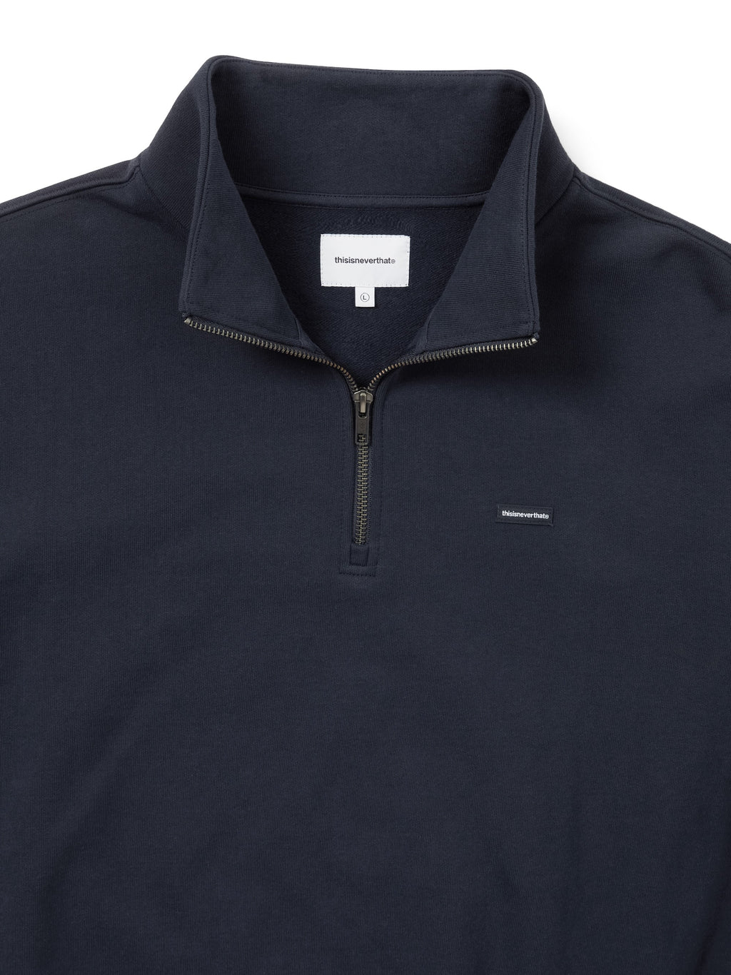 thisisneverthat - T.N.T. Classic HDP Half Zip Sweatshirt (Navy) product image 2 | TRAB K-Fashion Australia