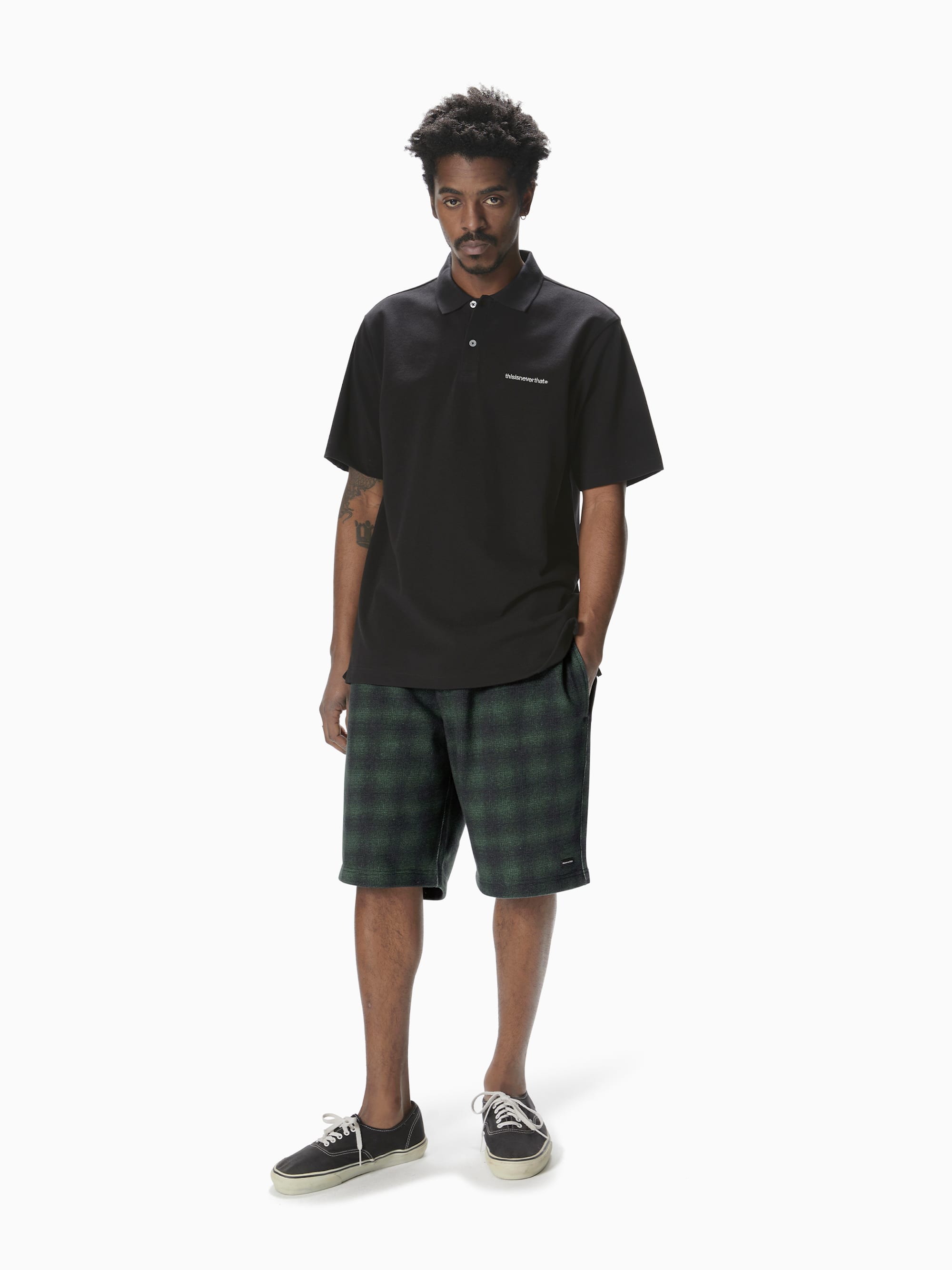 thisisneverthat - T.N.T. Classic HDP Sweatshort (Shadow Plaid) product image 6 | TRAB K-Fashion Australia
