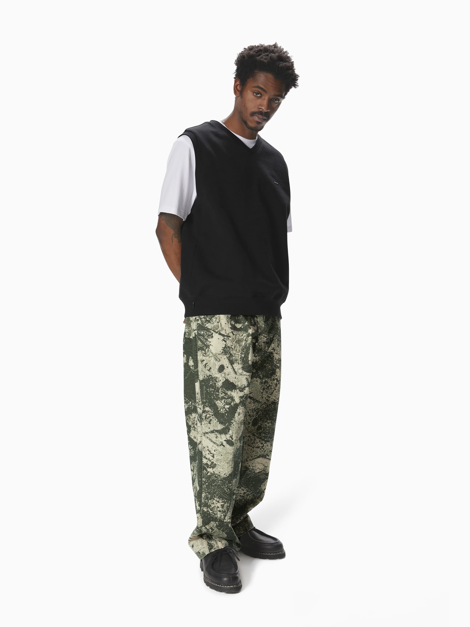 thisisneverthat - T.N.T. Classic HDP V Neck Vest (Black) product image 6 | TRAB K-Fashion Australia