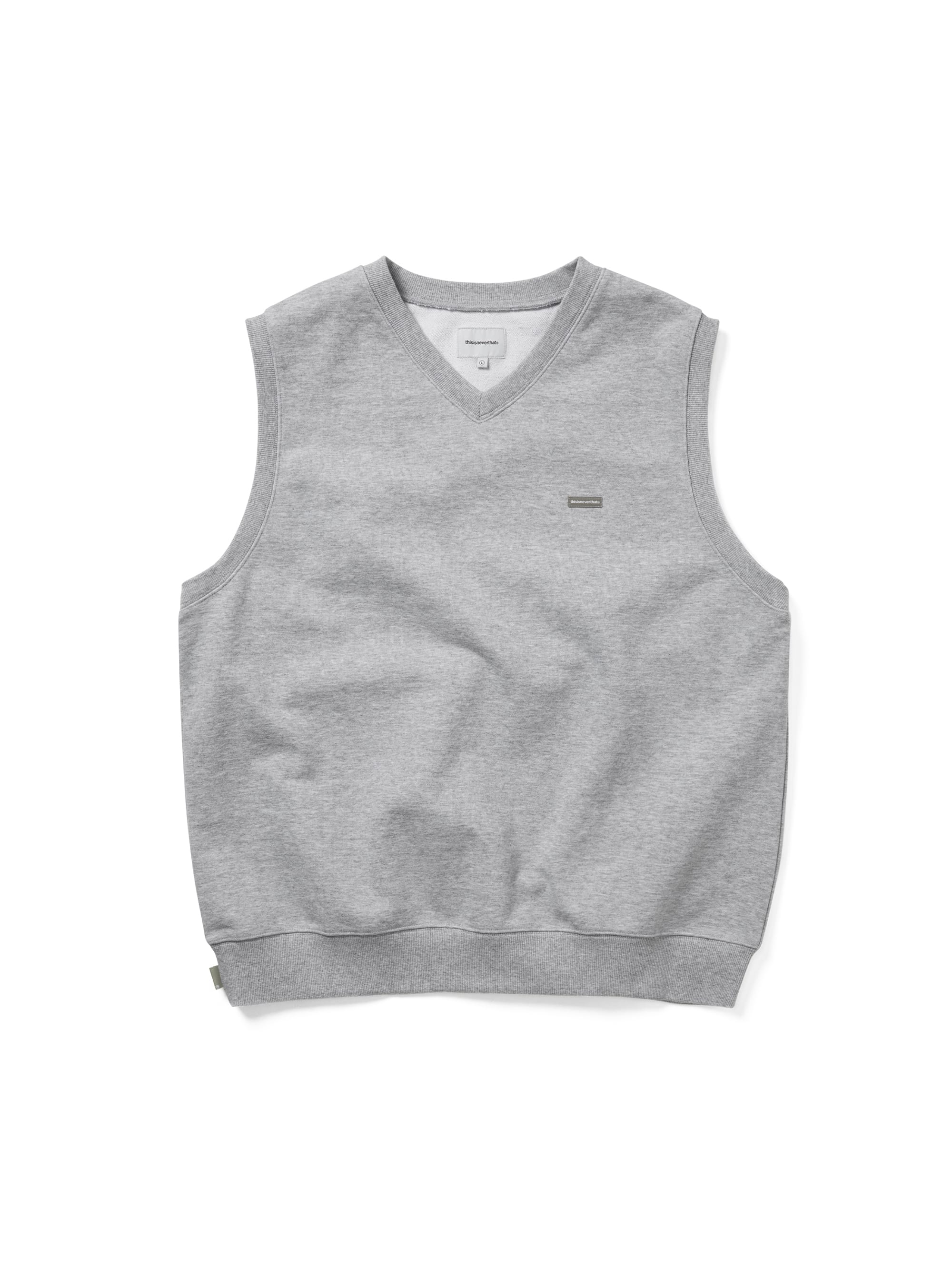 thisisneverthat - T.N.T. Classic HDP V Neck Vest (Heather Grey) product image 1 | TRAB K-Fashion Australia