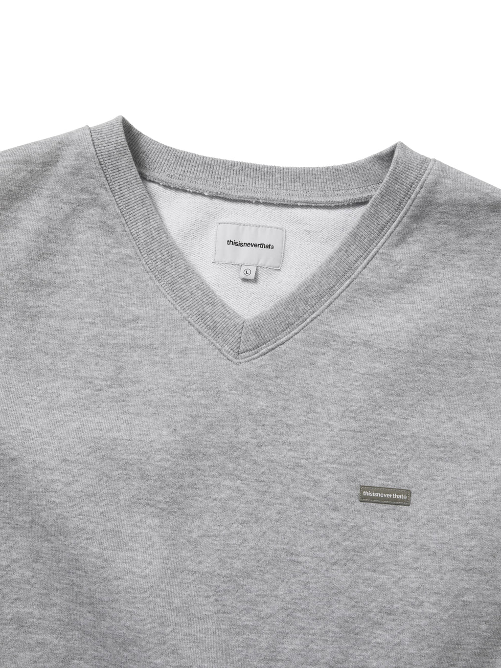thisisneverthat - T.N.T. Classic HDP V Neck Vest (Heather Grey) product image 2 | TRAB K-Fashion Australia