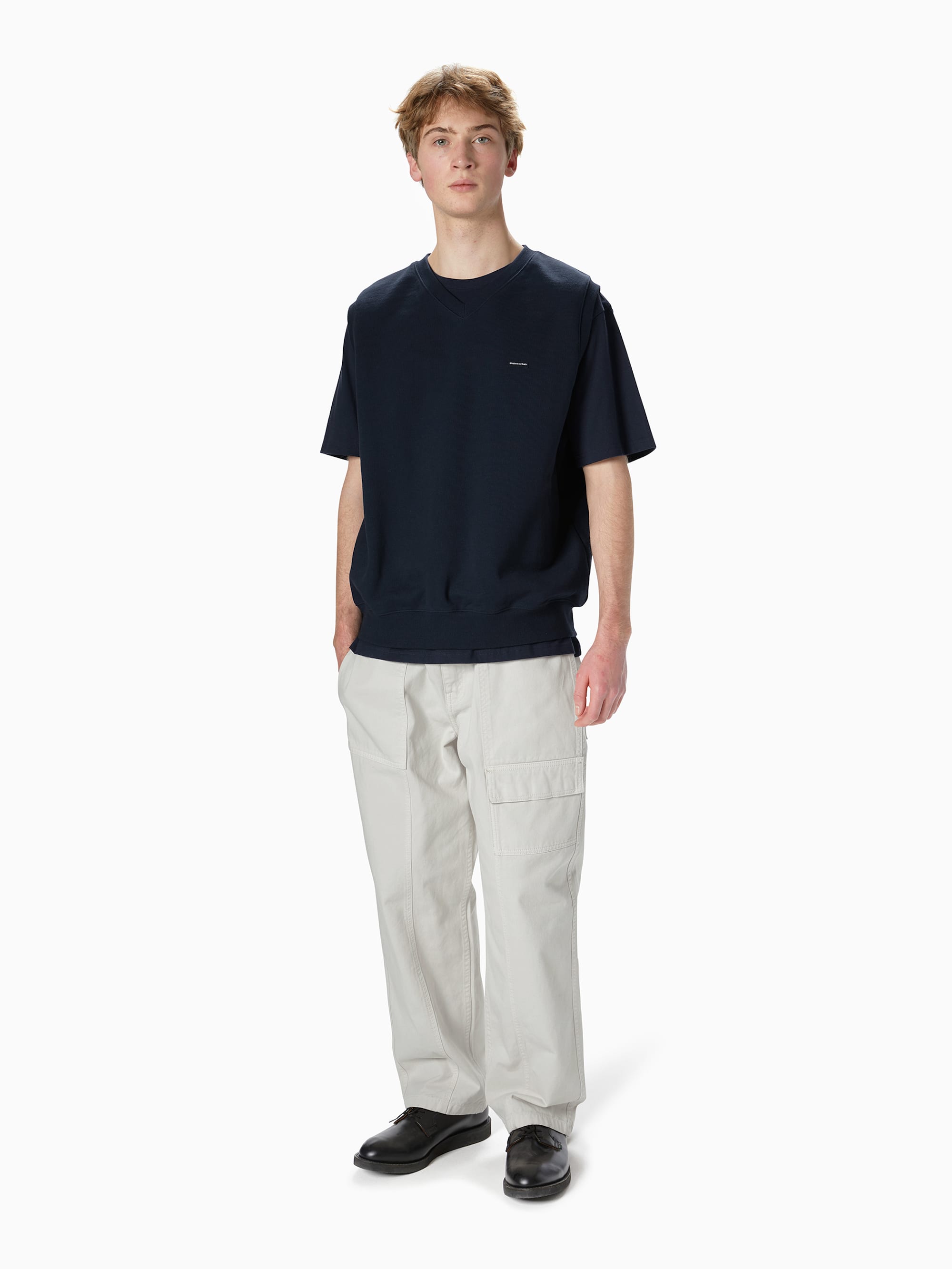 thisisneverthat - T.N.T. Classic HDP V Neck Vest (Heather Navy) product image 6 | TRAB K-Fashion Australia