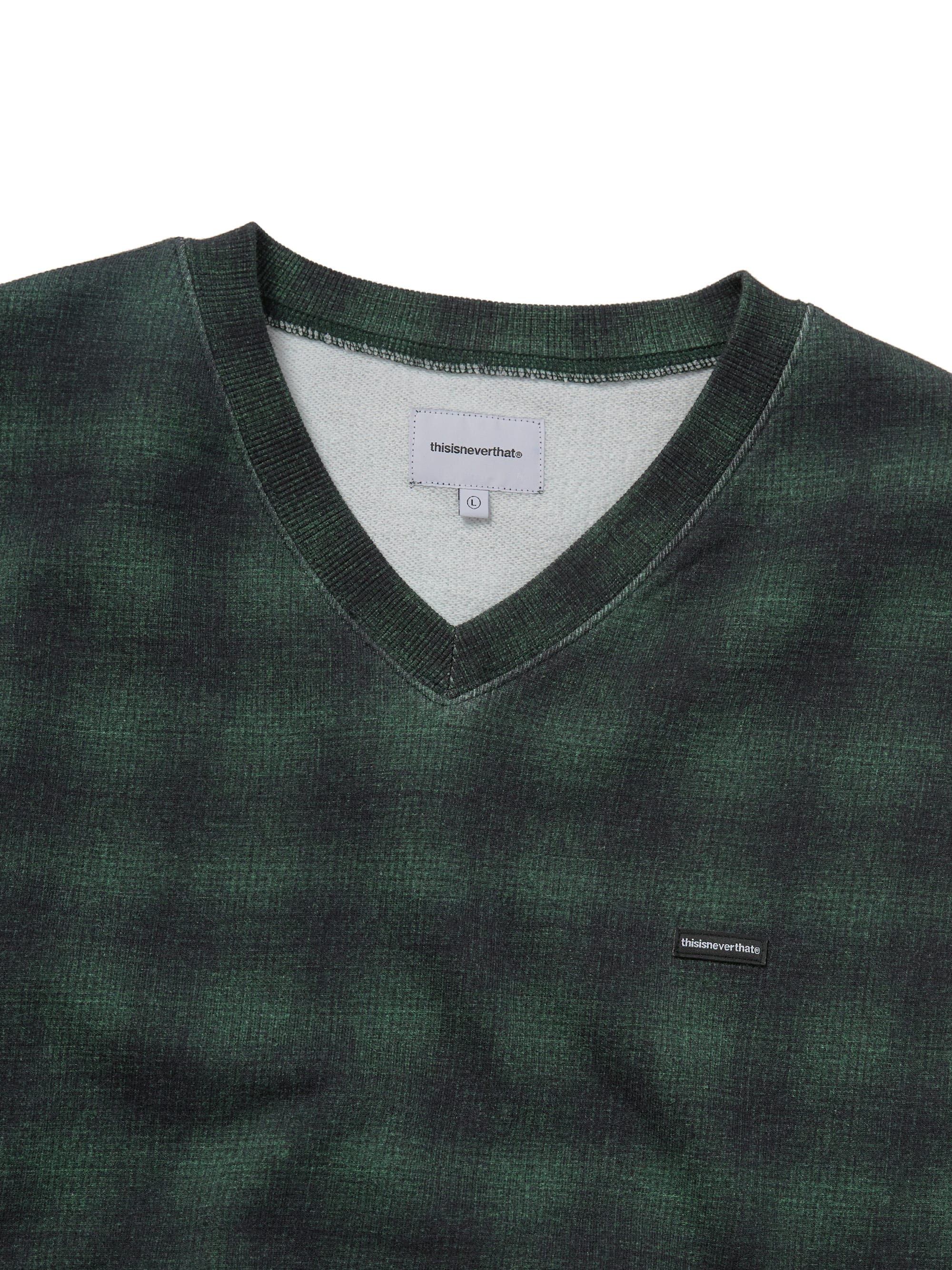 thisisneverthat - T.N.T. Classic HDP V Neck Vest (Heather Plaid) product image 2 | TRAB K-Fashion Australia