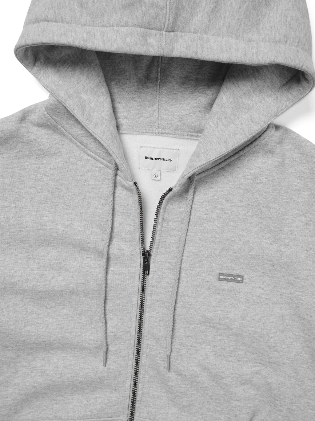 thisisneverthat - T.N.T. Classic HDP Zip Up Sweat (Heather Grey) product image 2 | TRAB K-Fashion Australia