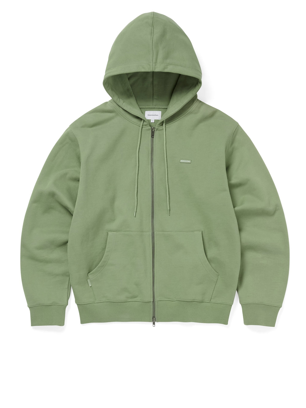 thisisneverthat - T.N.T. Classic HDP Zip Up Sweat (Faded Green) product image 1 | TRAB K-Fashion Australia
