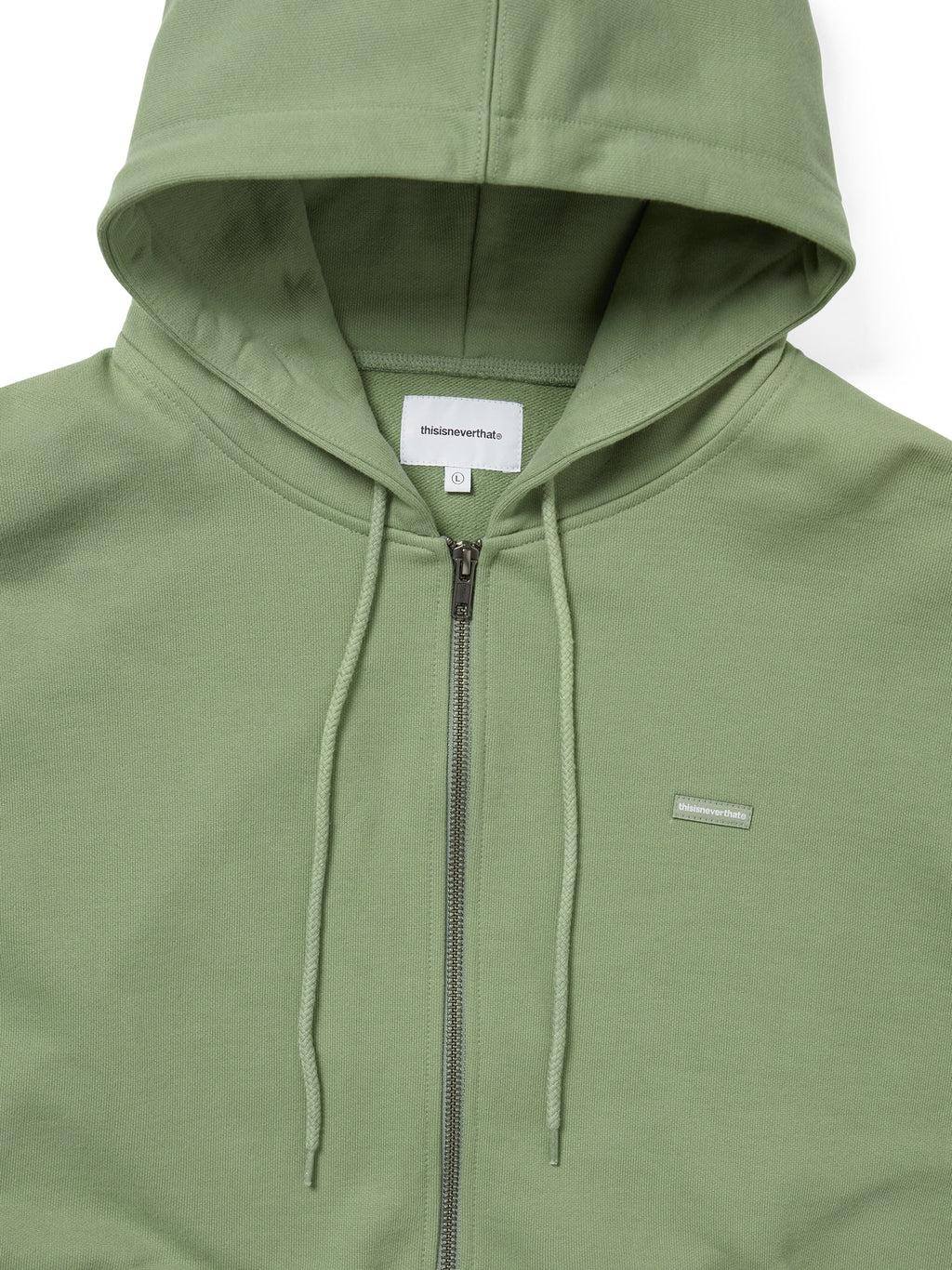 thisisneverthat - T.N.T. Classic HDP Zip Up Sweat (Faded Green) product image 2 | TRAB K-Fashion Australia