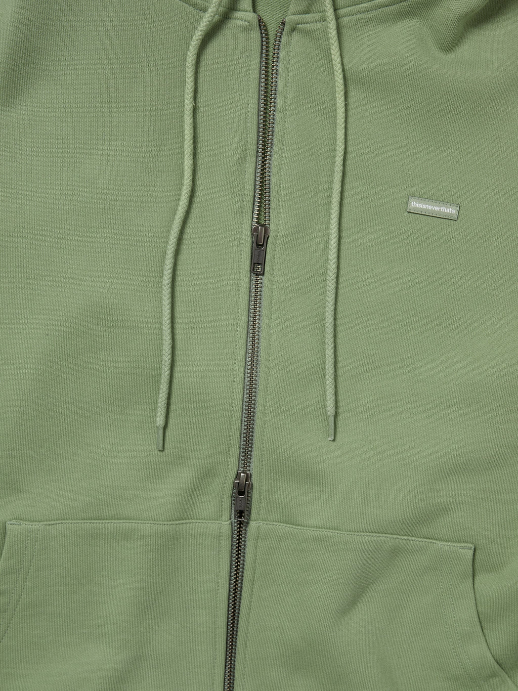 thisisneverthat - T.N.T. Classic HDP Zip Up Sweat (Faded Green) product image 3 | TRAB K-Fashion Australia