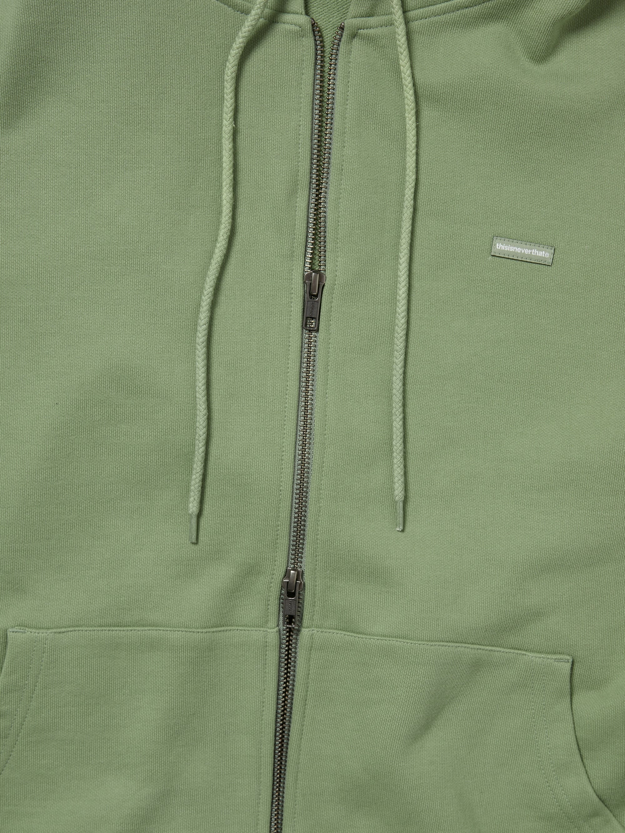 thisisneverthat - T.N.T. Classic HDP Zip Up Sweat Faded (Green) product image 3 | TRAB K-Fashion Australia