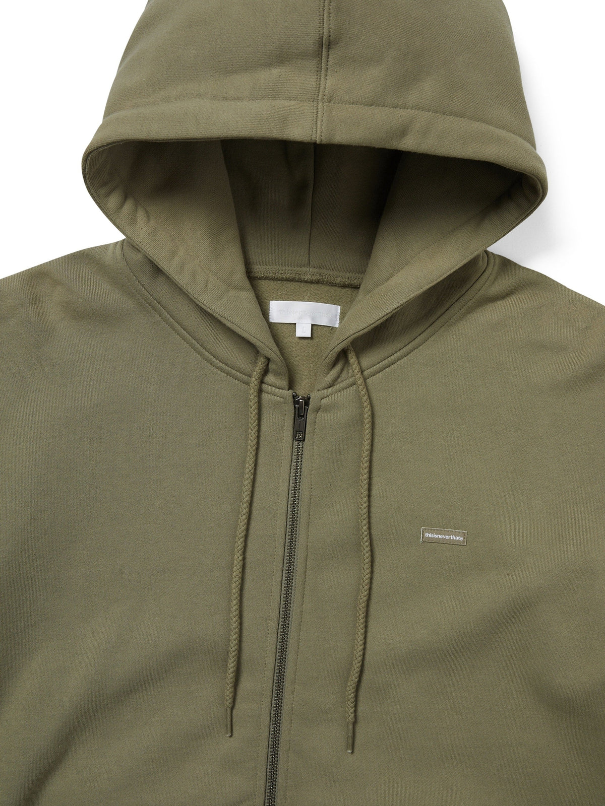 thisisneverthat - T.N.T. Classic HDP Zip Up Sweat (Olive) product image 2 | TRAB K-Fashion Australia