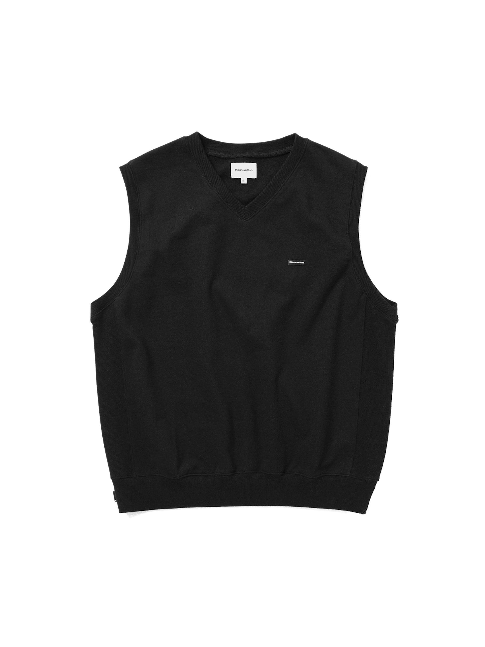 thisisneverthat - (FW24) T.N.T. Classic HDP V Neck Vest (Black) product image 1 | TRAB K-Fashion Australia