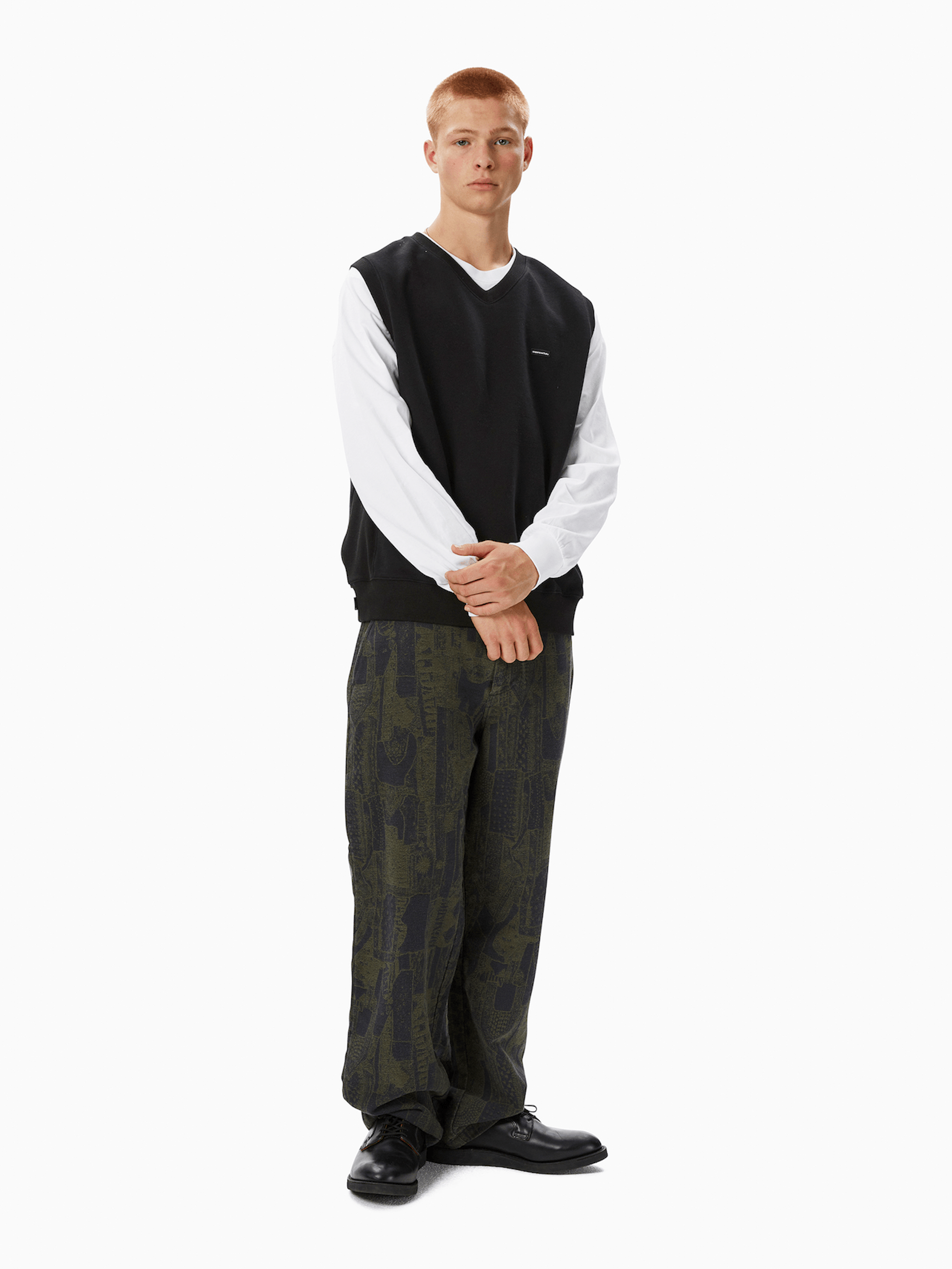 thisisneverthat - (FW24) T.N.T. Classic HDP V Neck Vest (Black) product image 6 | TRAB K-Fashion Australia