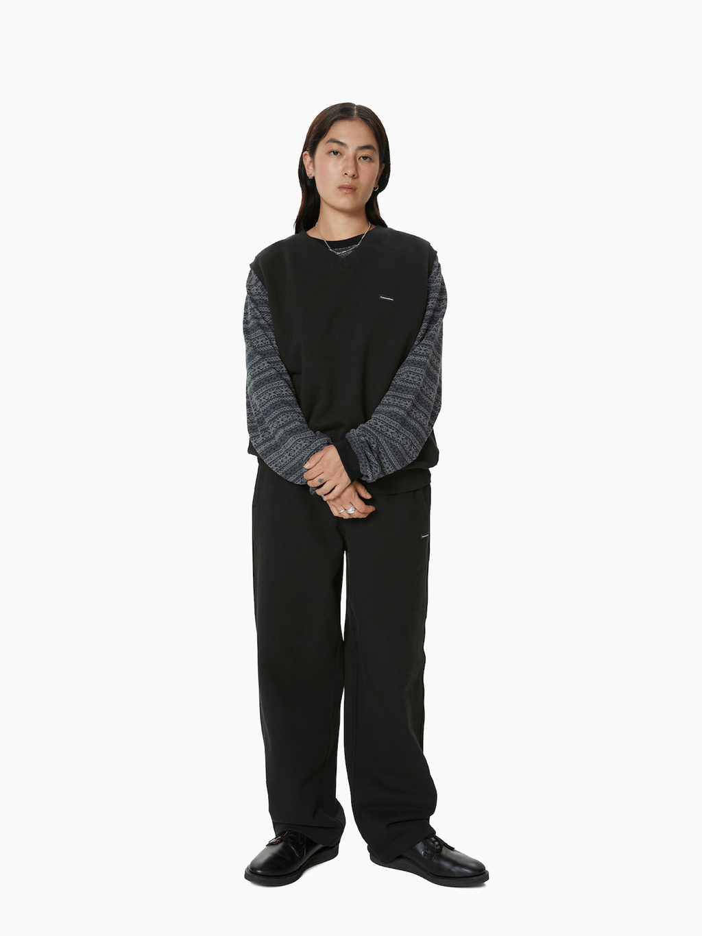thisisneverthat - (FW24) T.N.T. Classic HDP V Neck Vest (Black) product image 7 | TRAB K-Fashion Australia