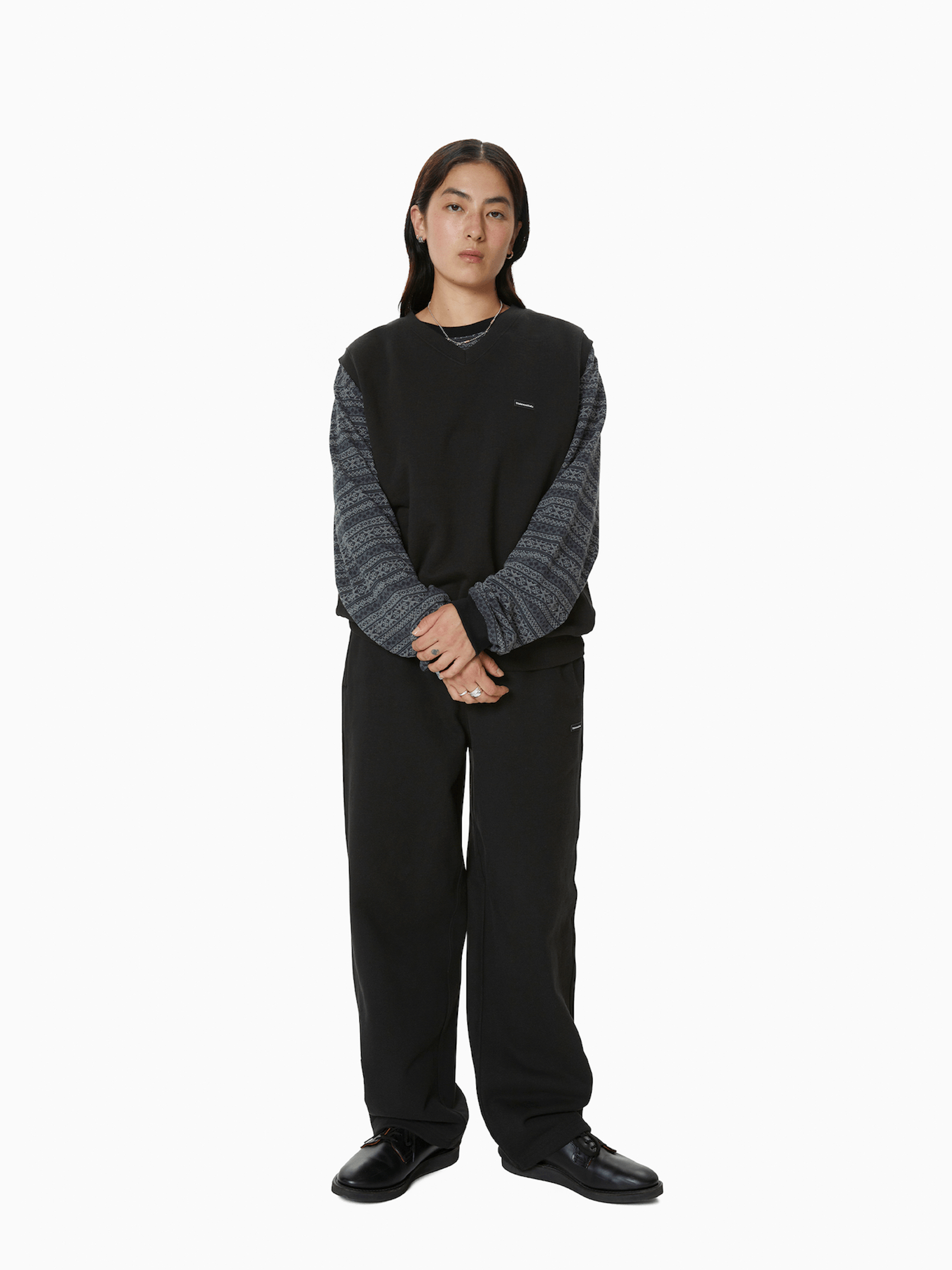 thisisneverthat - (FW24) T.N.T. Classic HDP V Neck Vest (Black) product image 7 | TRAB K-Fashion Australia