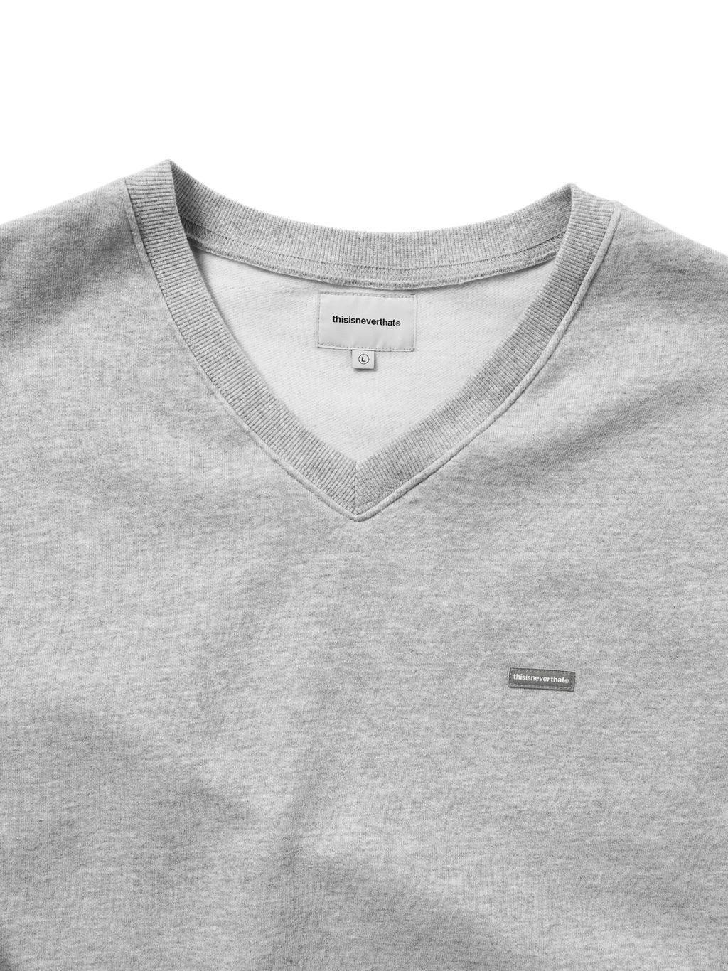 thisisneverthat - (FW24) T.N.T. Classic HDP V Neck Vest (Heather Grey) product image 2 | TRAB K-Fashion Australia