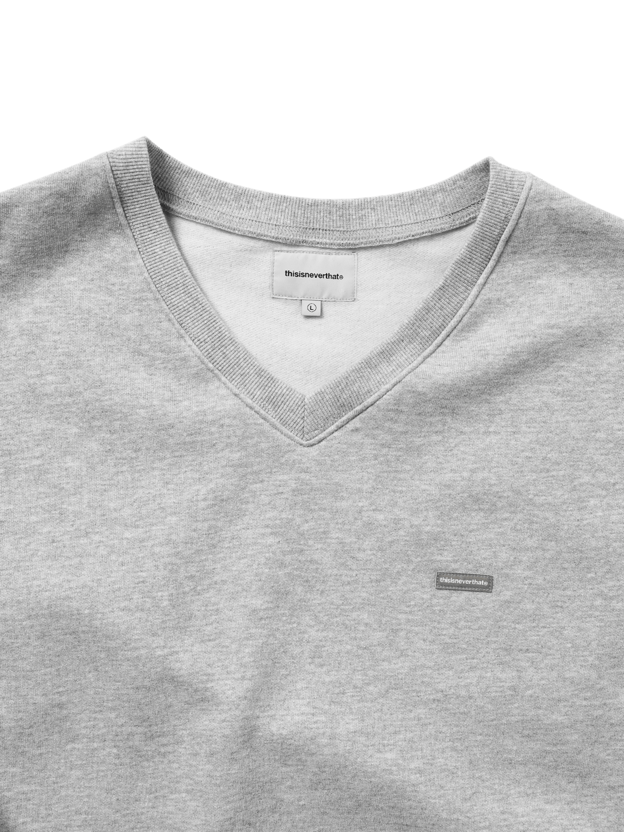 thisisneverthat - (FW24) T.N.T. Classic HDP V Neck Vest (Heather Grey) product image 2 | TRAB K-Fashion Australia