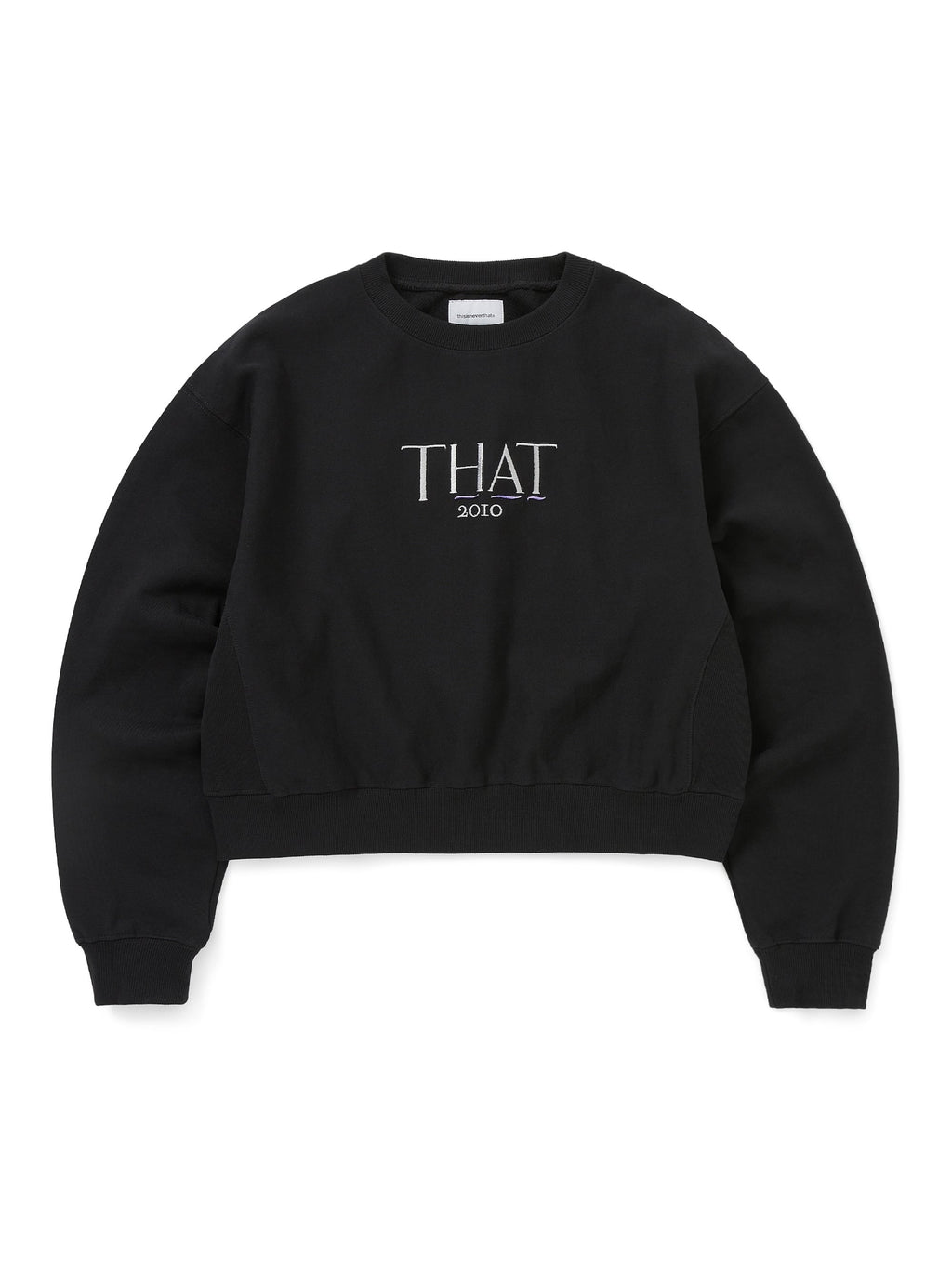 thisisneverthat - THAT 2010 W Crewneck (Black) product image 1 | TRAB K-Fashion Australia