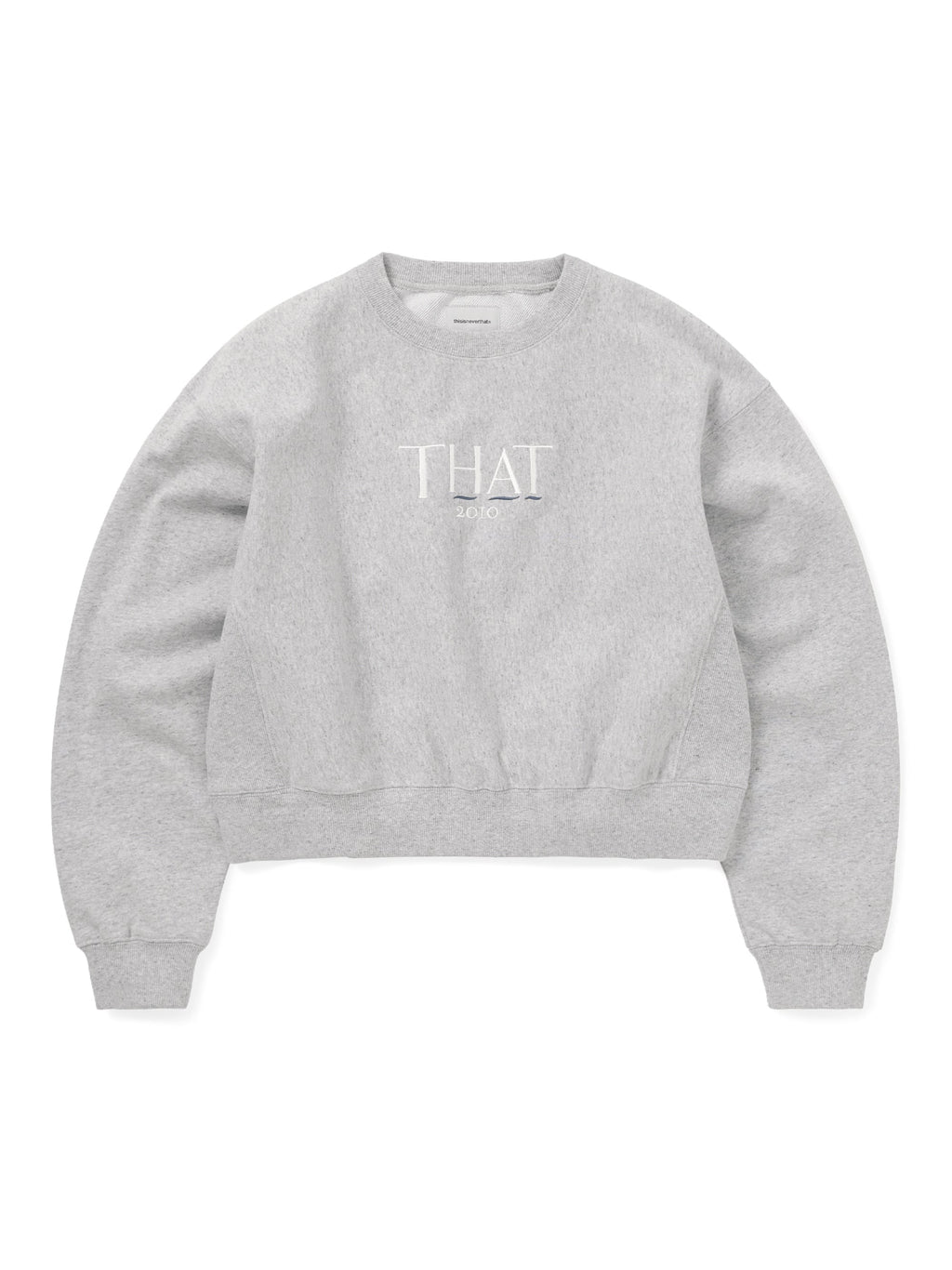 thisisneverthat - THAT 2010 W Crewneck (Grey) product image 1 | TRAB K-Fashion Australia