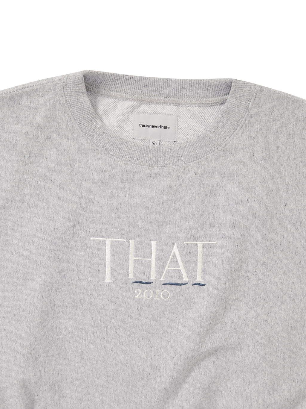thisisneverthat - THAT 2010 W Crewneck (Grey) product image 2 | TRAB K-Fashion Australia