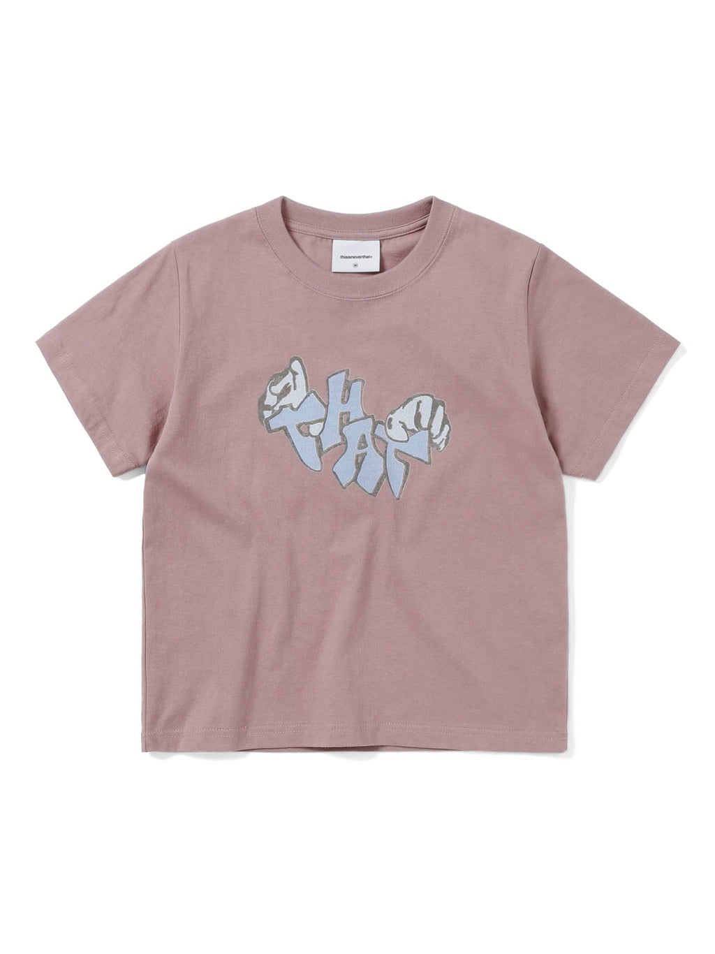 thisisneverthat - THAT Hands W Tee (Dusty Pink) product image 1 | TRAB K-Fashion Australia