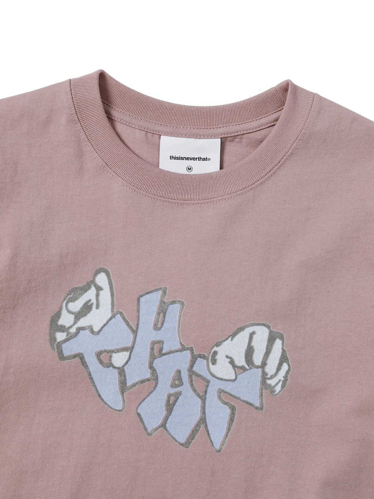 thisisneverthat - THAT Hands W Tee (Dusty Pink) product image 2 | TRAB K-Fashion Australia