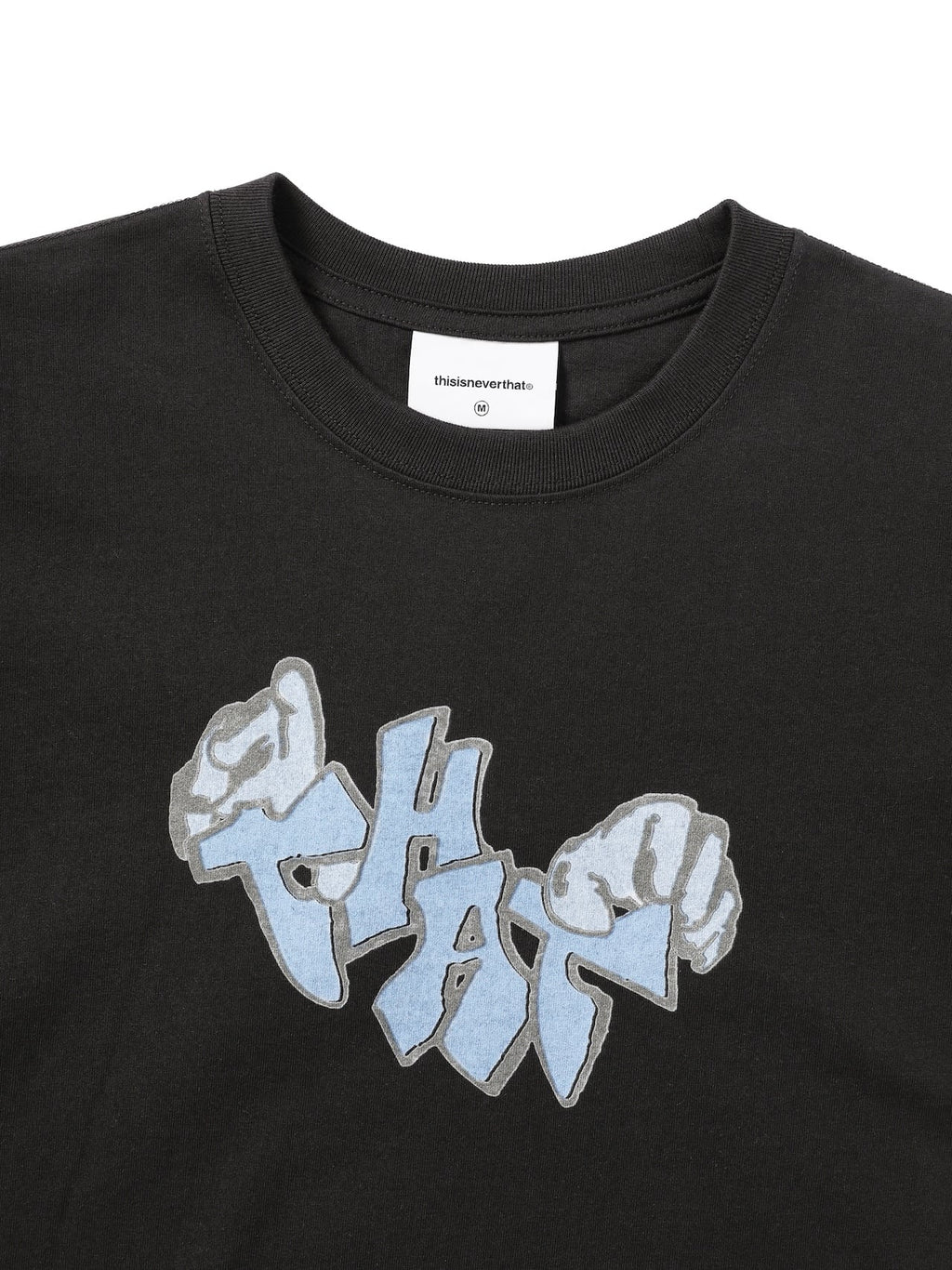 thisisneverthat - THAT Hands W Tee (Off Black) product image 2 | TRAB K-Fashion Australia