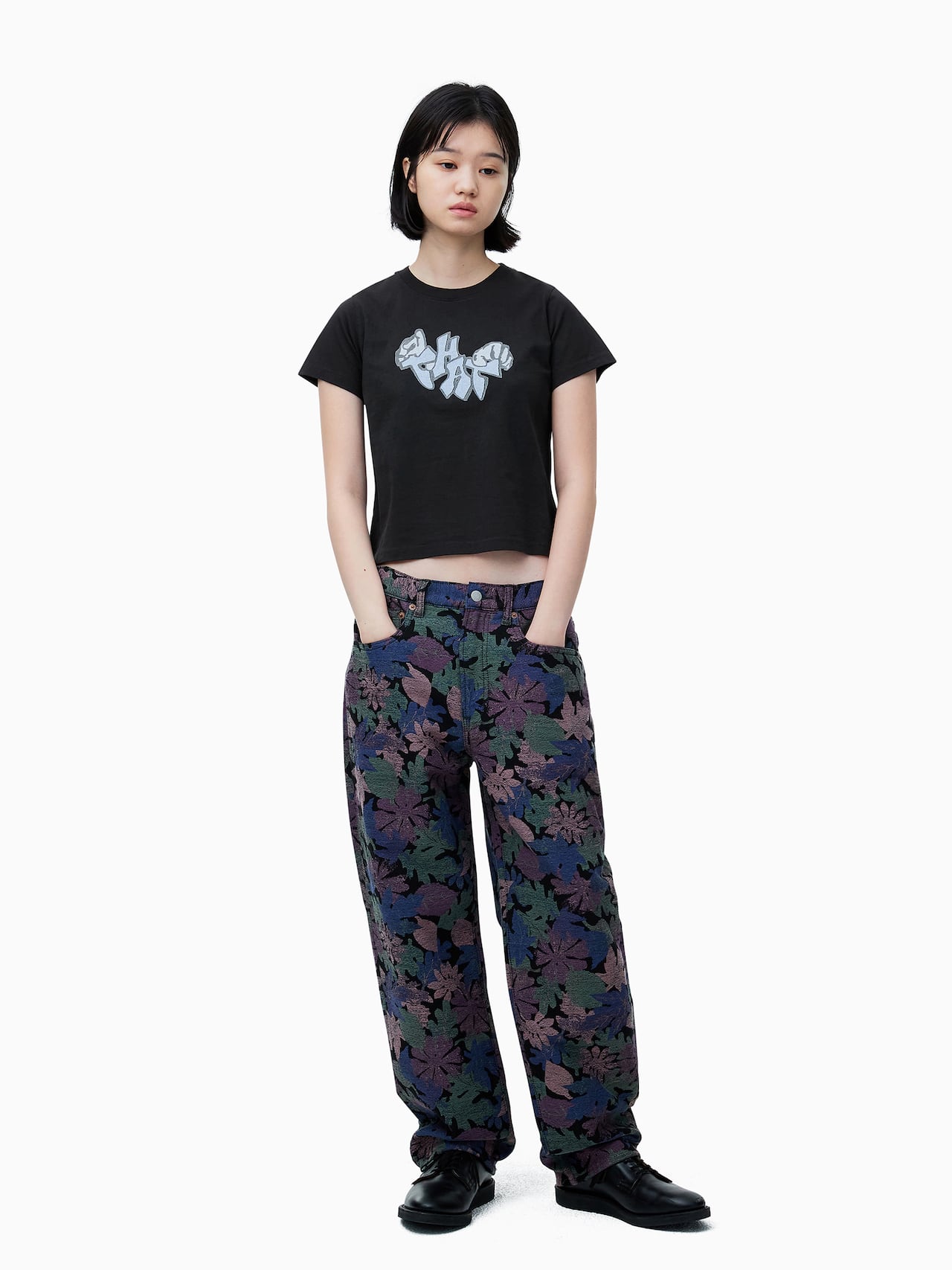 thisisneverthat - THAT Hands W Tee (Off Black) product image 4 | TRAB K-Fashion Australia
