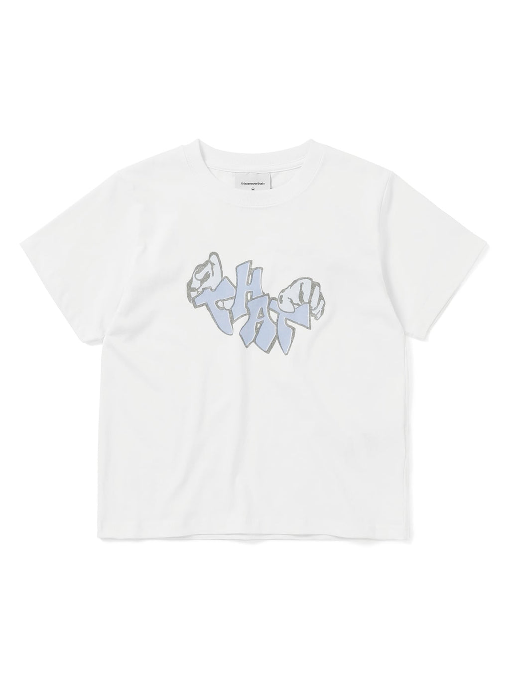 thisisneverthat - THAT Hands W Tee (Dusty White) product image 1 | TRAB K-Fashion Australia