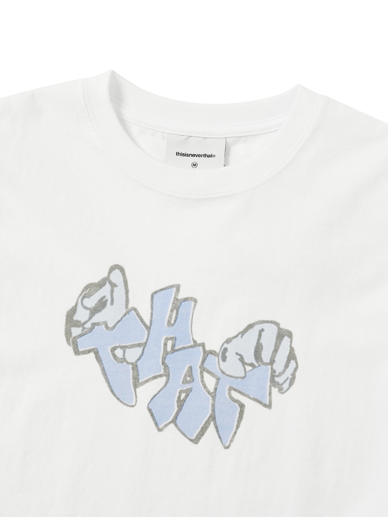 thisisneverthat - THAT Hands W Tee (White) product image 2 | TRAB K-Fashion Australia