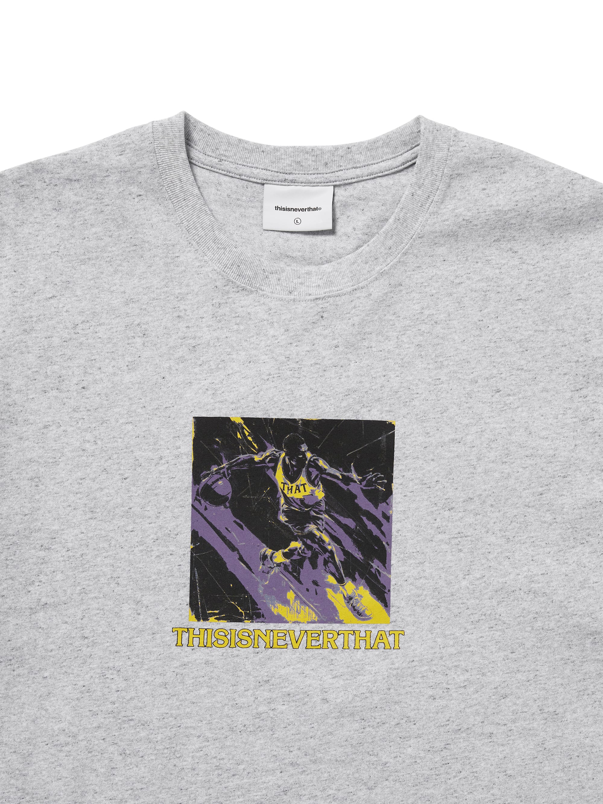 thisisneverthat - THAT Player Tee (Heather Grey) product image 2 | TRAB K-Fashion Australia