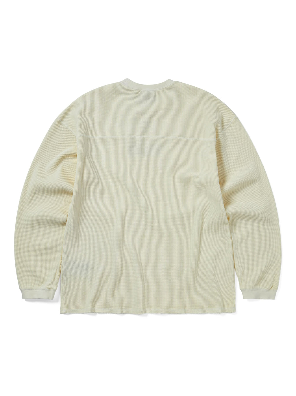 thisisneverthat - THAT Waffle L/S Tee (Ivory) product image 4 | TRAB K-Fashion Australia