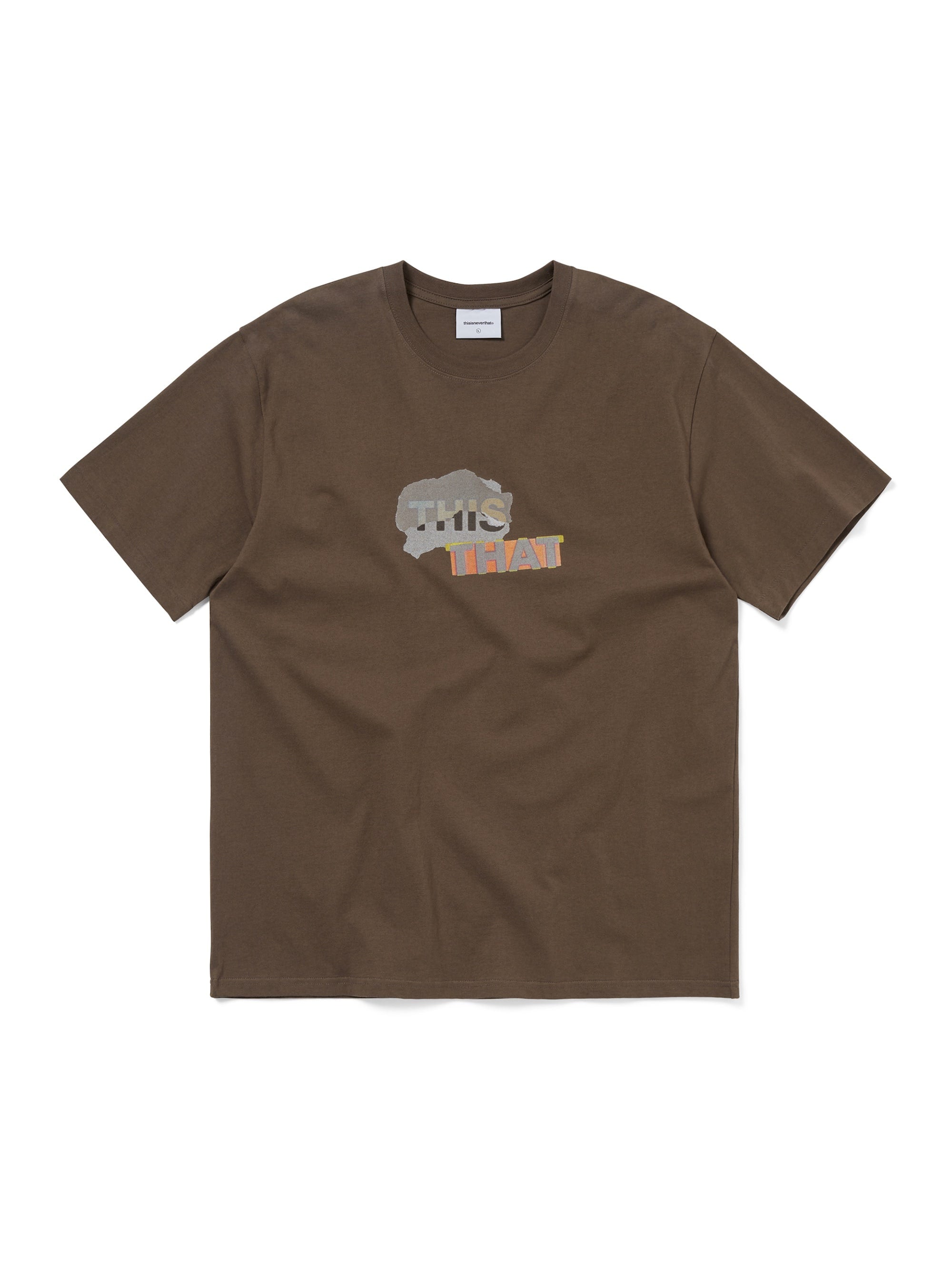 thisisneverthat - THIS THAT Collage Tee (Brown) product image 1 | TRAB K-Fashion Australia