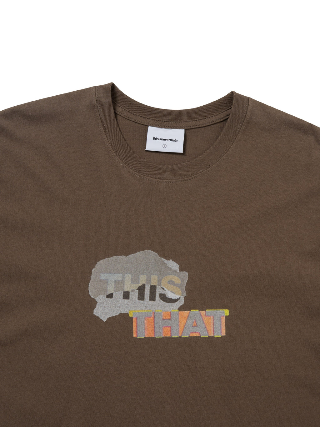 thisisneverthat - THIS THAT Collage Tee (Brown) product image 2 | TRAB K-Fashion Australia
