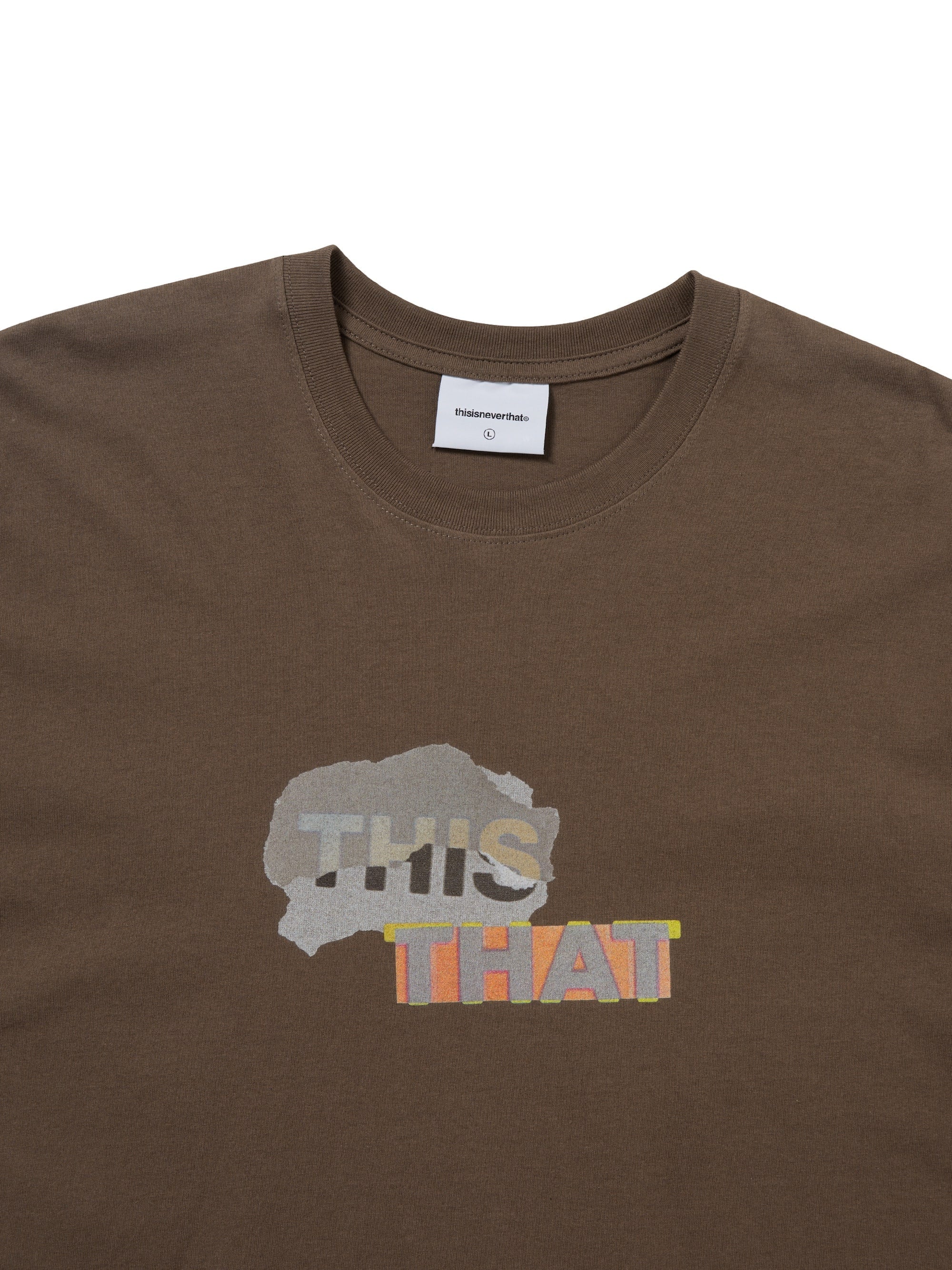 thisisneverthat - THIS THAT Collage Tee (Brown) product image 2 | TRAB K-Fashion Australia