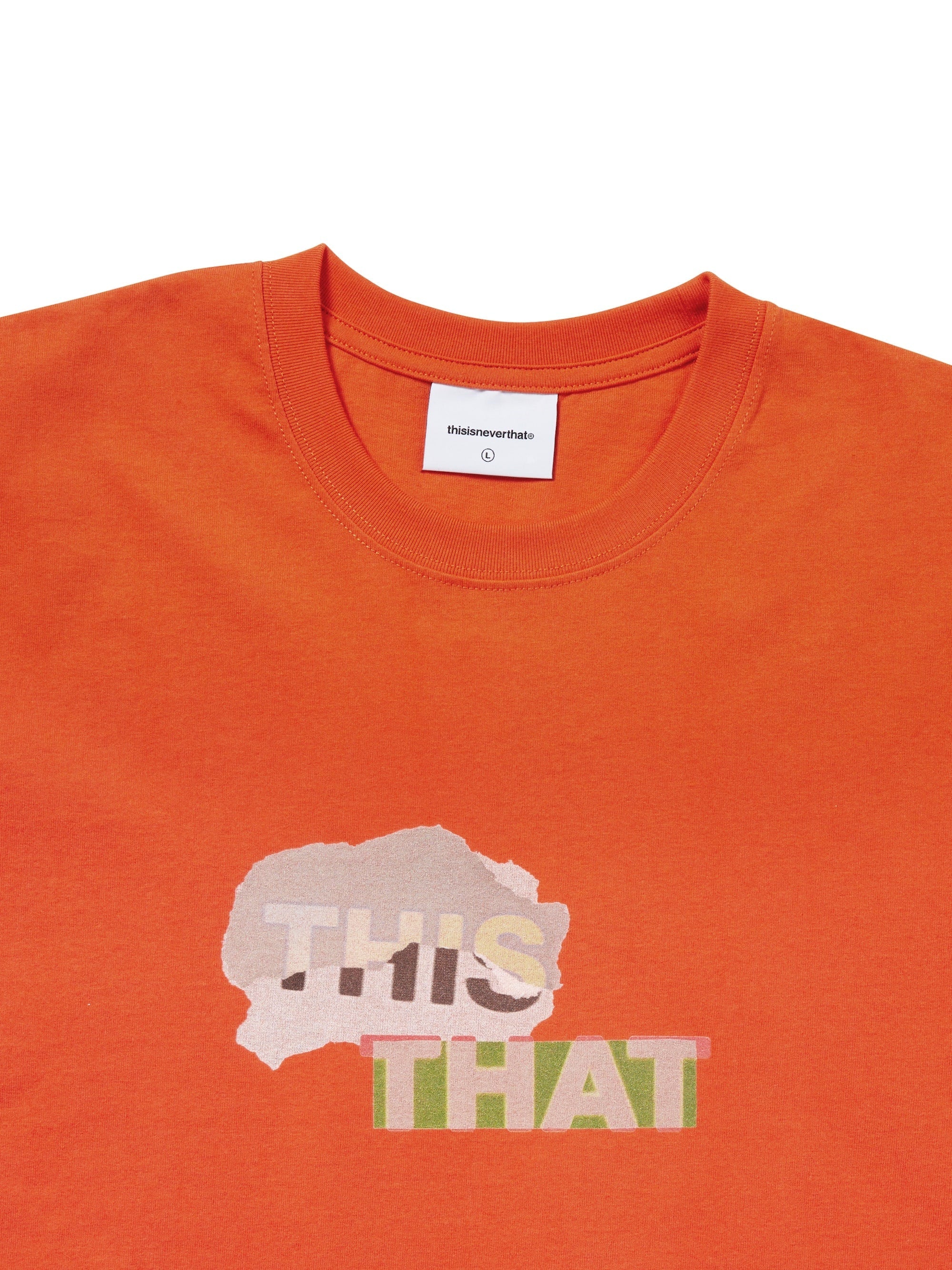 thisisneverthat - THIS THAT Collage Tee (Vermilion) product image 2 | TRAB K-Fashion Australia