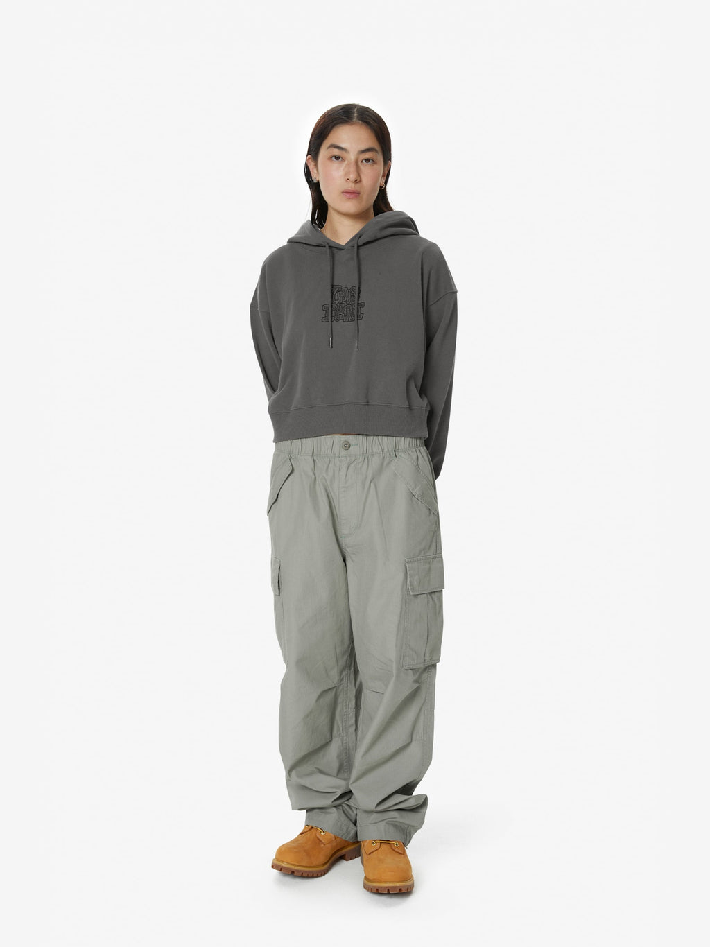 thisisneverthat - THISTHAT W Hoodie (Dark Grey) product image 5 | TRAB K-Fashion Australia