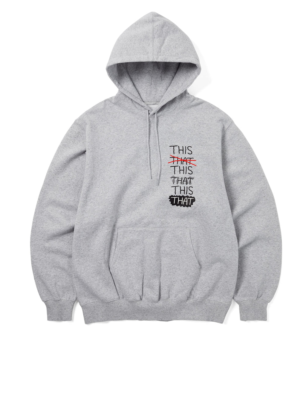thisisneverthat - THISTHAT Skate Hoodie Heather Grey (Heathergrey) product image 1 | TRAB K-Fashion Australia