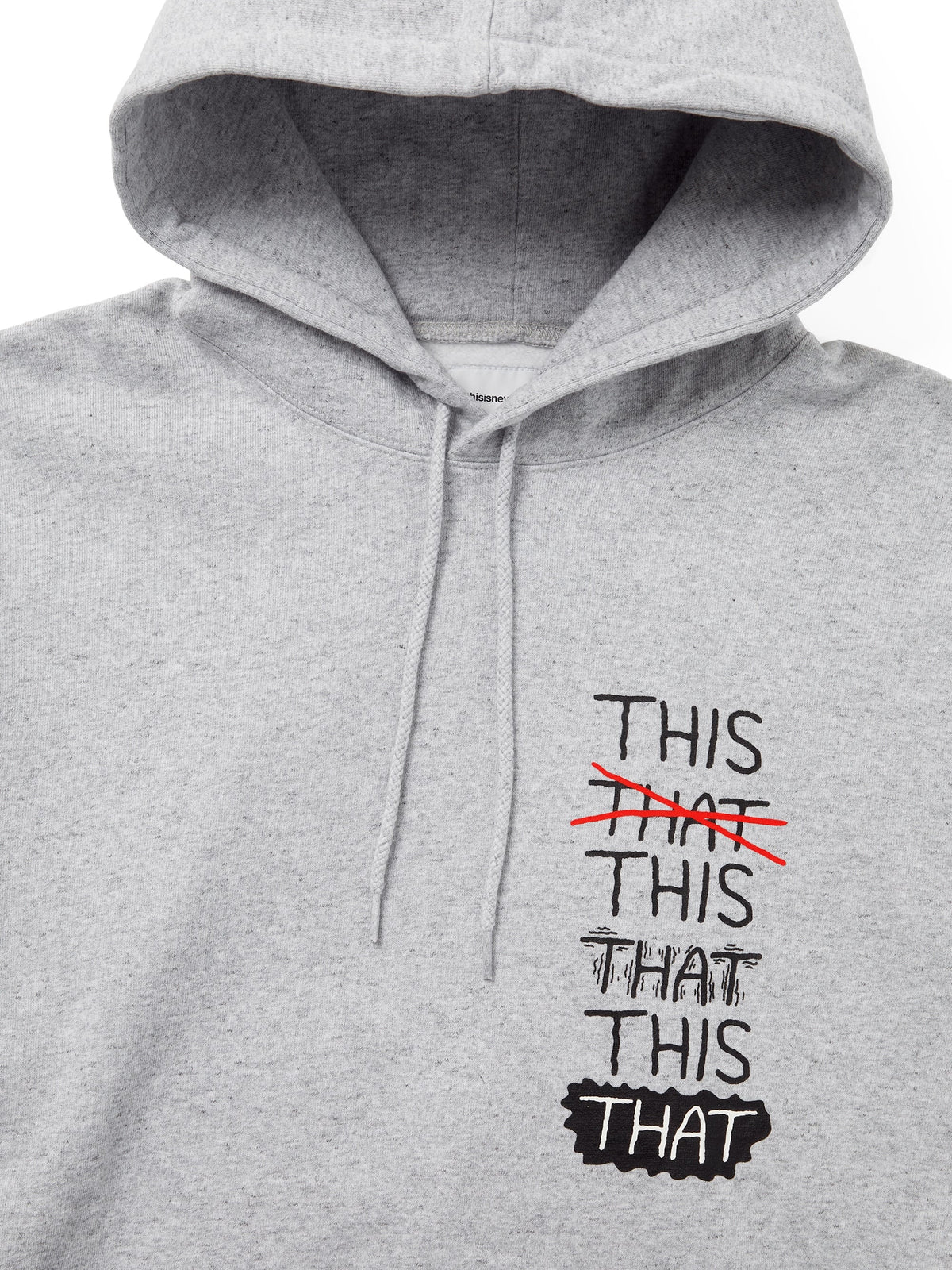 thisisneverthat - THISTHAT Skate Hoodie (Heather Grey) product image 2 | TRAB K-Fashion Australia