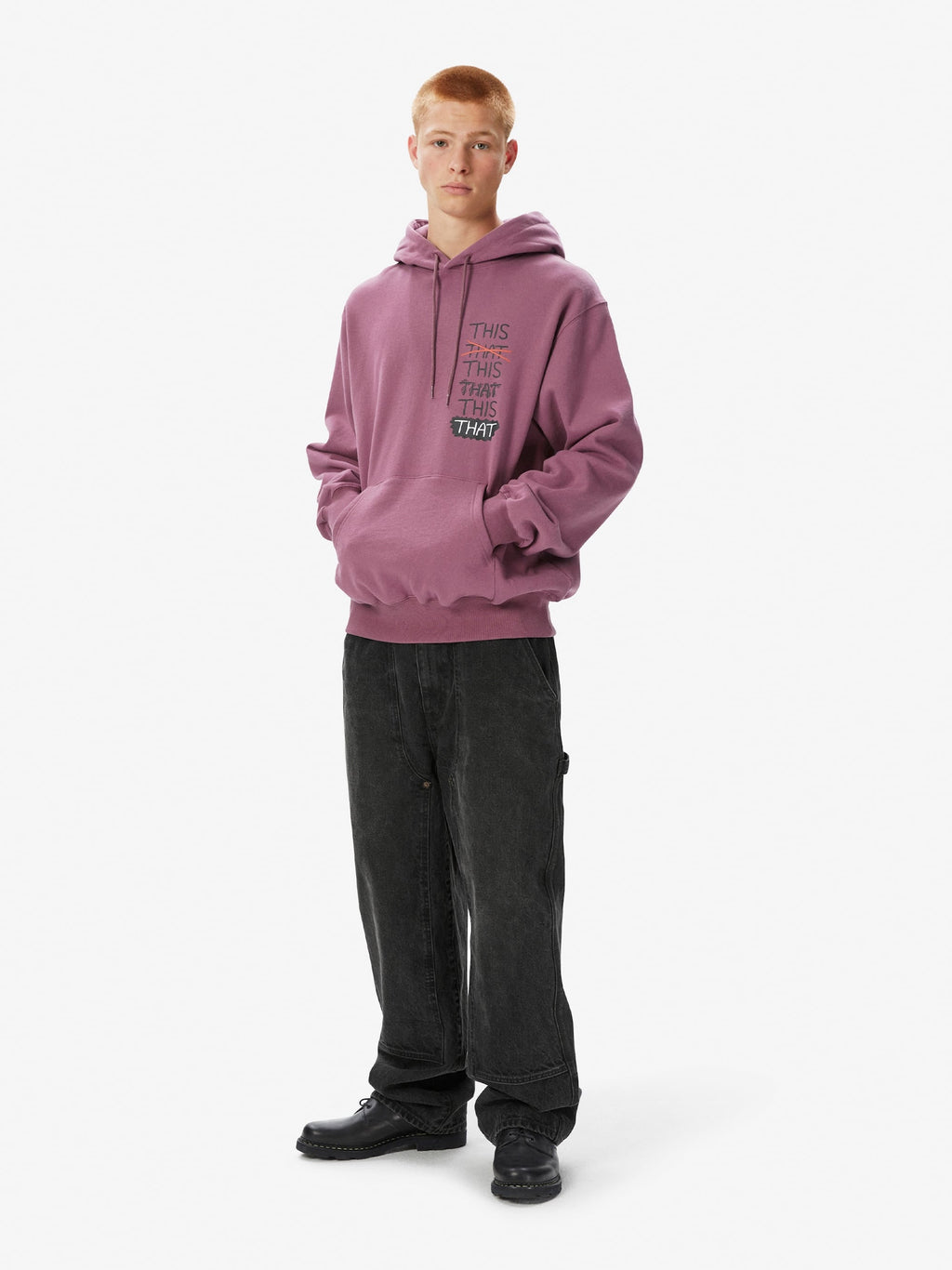 thisisneverthat - THISTHAT Skate Hoodie (Fuchsia) product image 6 | TRAB K-Fashion Australia