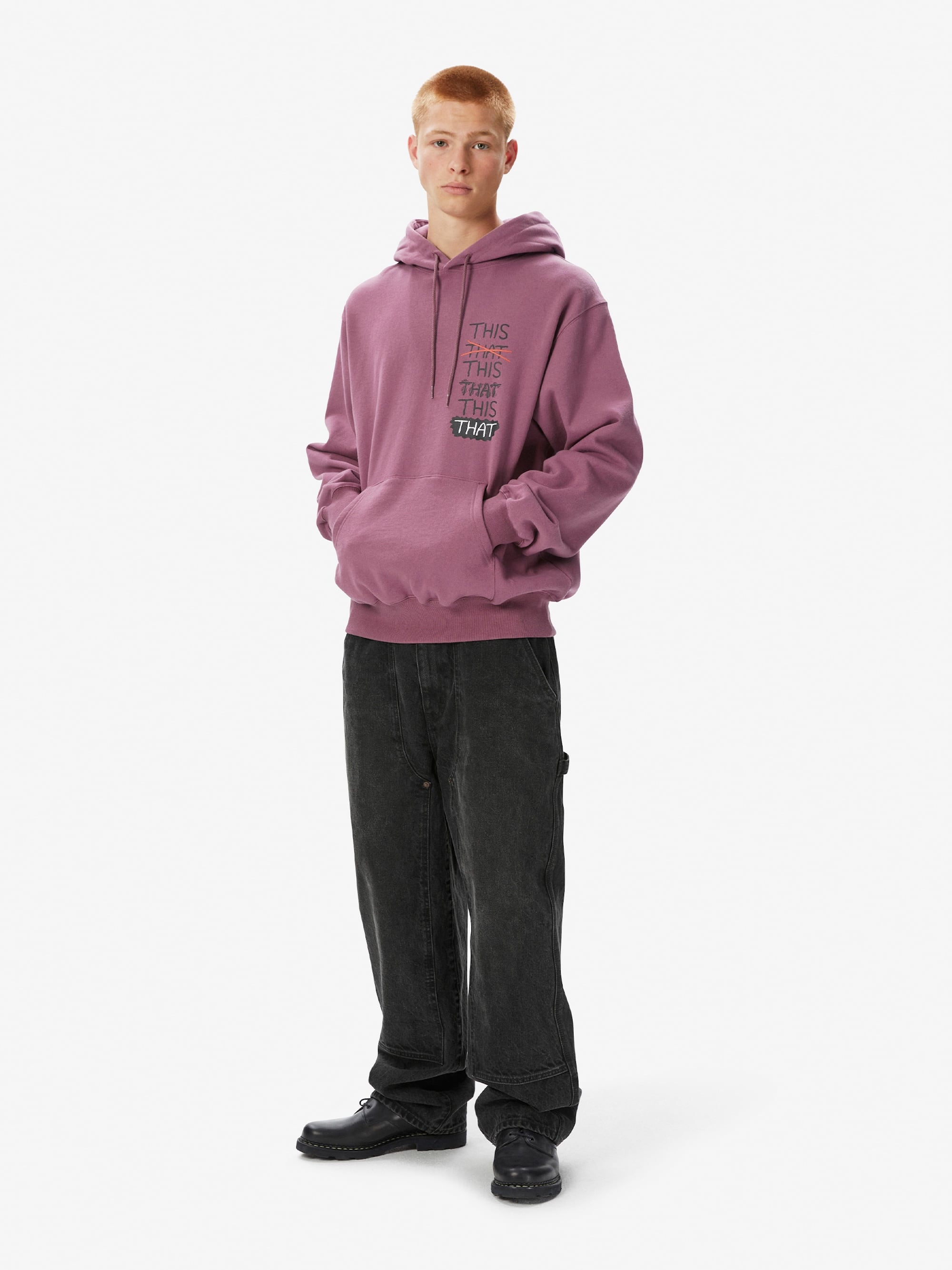 thisisneverthat - THISTHAT Skate Hoodie (Fuchsia) product image 6 | TRAB K-Fashion Australia
