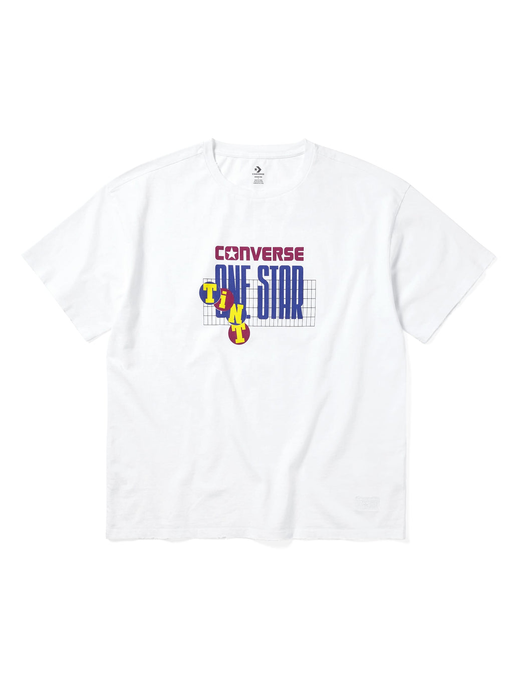 thisisneverthat - TNT Converse Grid Tee (White) product image 1 | TRAB K-Fashion Australia