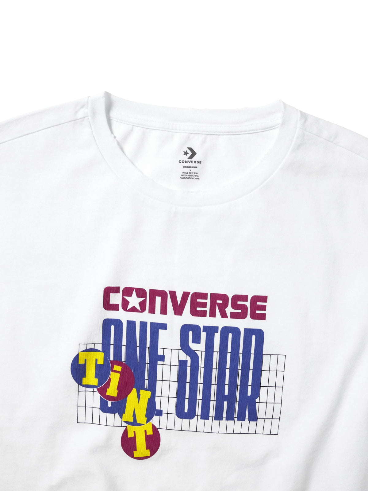 thisisneverthat - TNT Converse Grid Tee (White) product image 2 | TRAB K-Fashion Australia