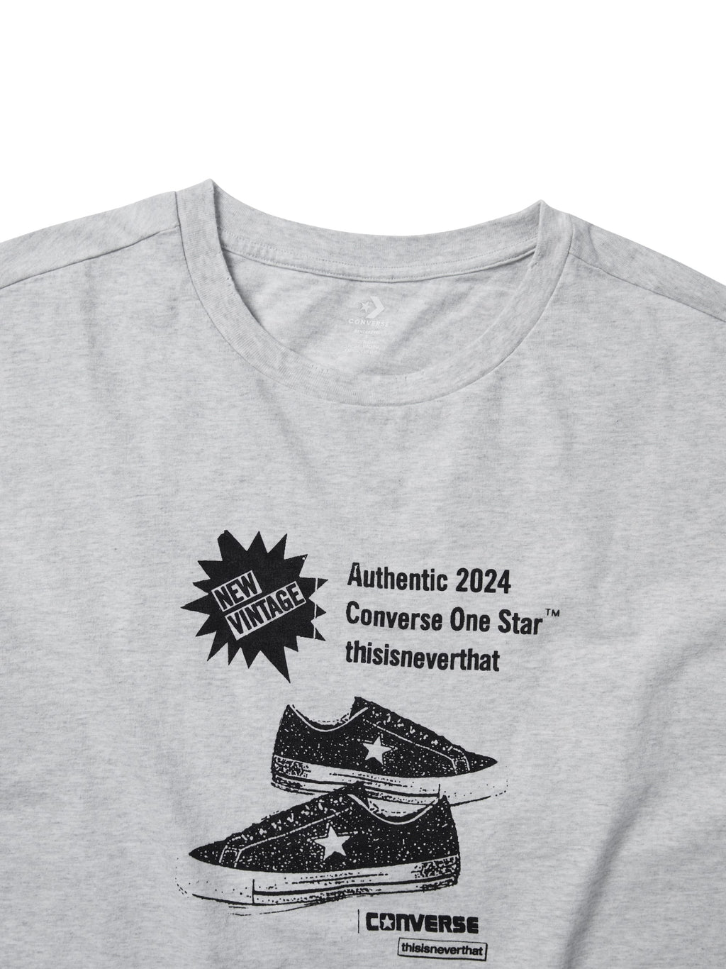 thisisneverthat - TNT Converse NEW VINTAGE Tee Grey (Blue) product image 2 | TRAB K-Fashion Australia